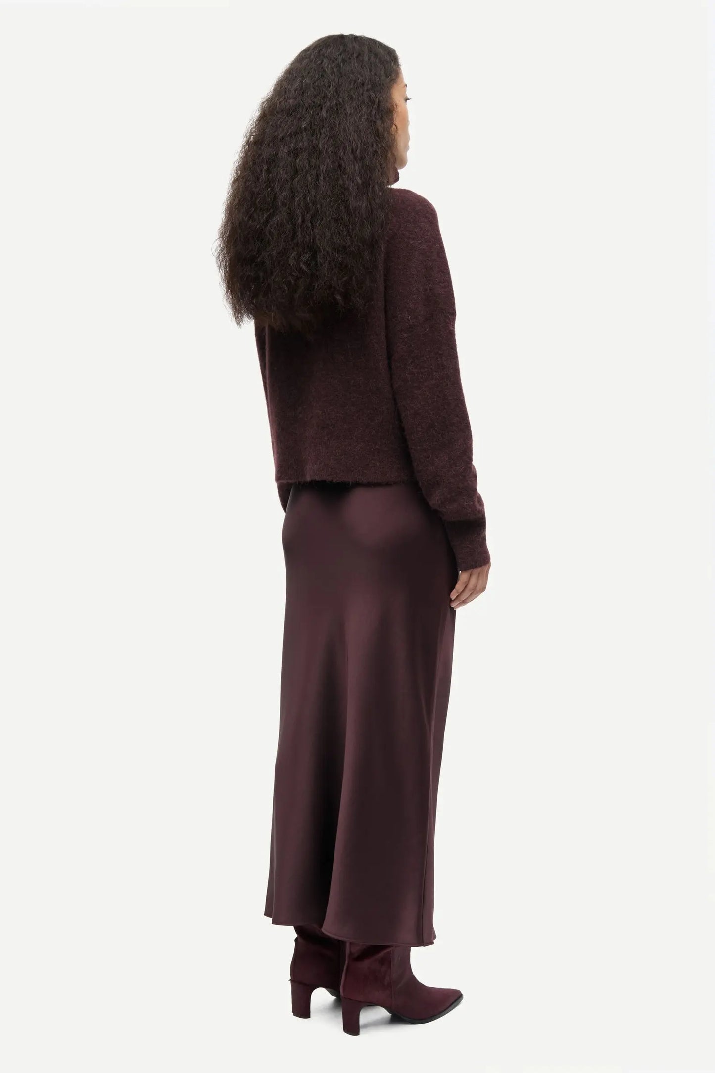 Samsoe Samsoe Rolkraag Nola T-N Fudge Mel.