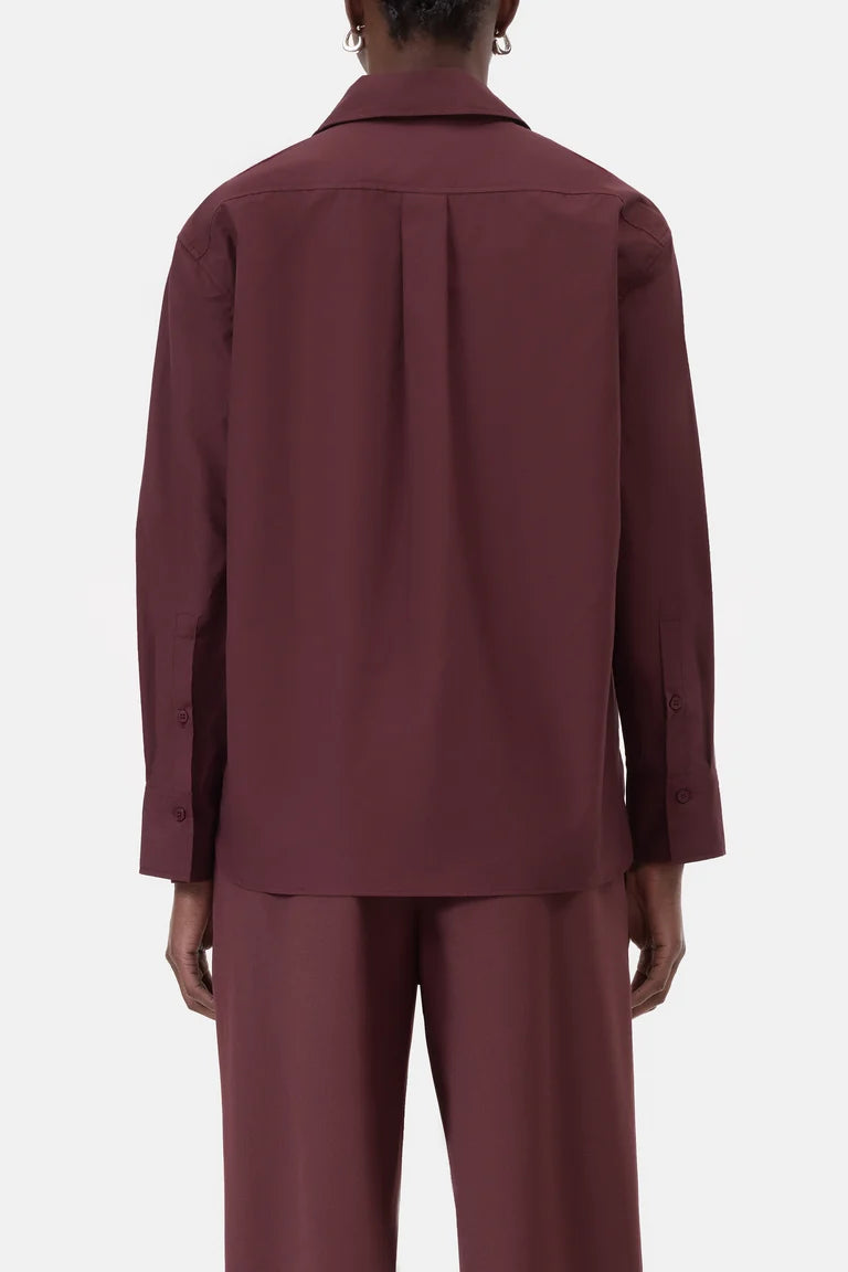 Closed Bloes Assymetrisch Burgundy