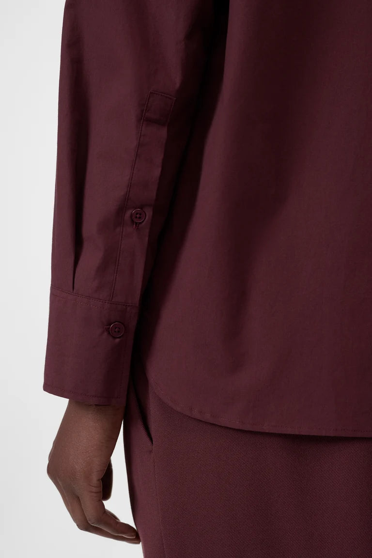 Closed Bloes Assymetrisch Burgundy