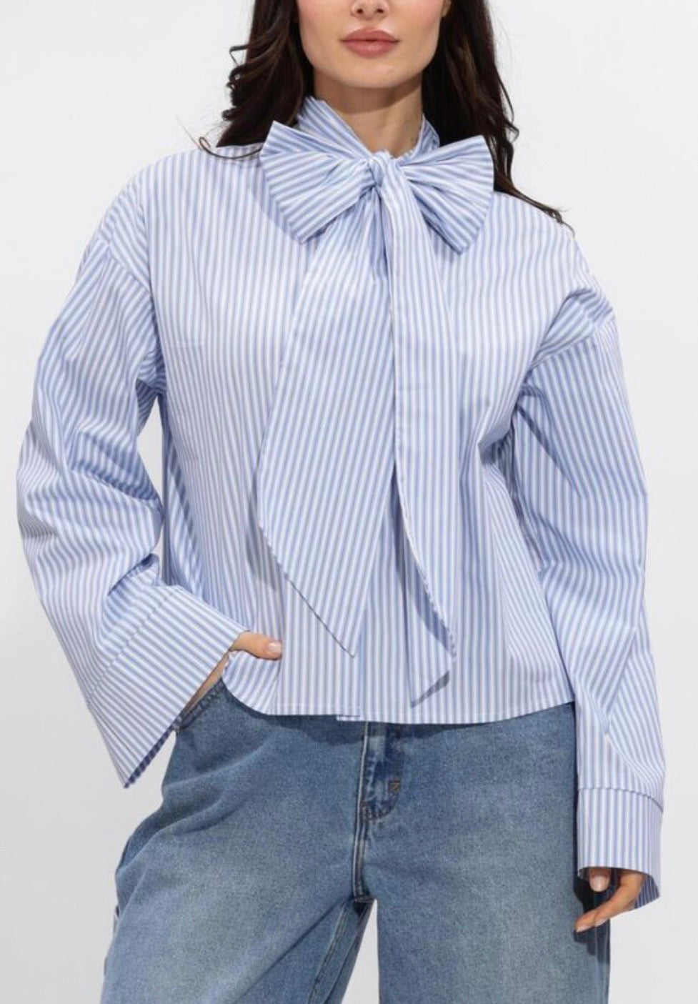 Minus Bloes met Strik MSSkye Skyway Blue Stripe