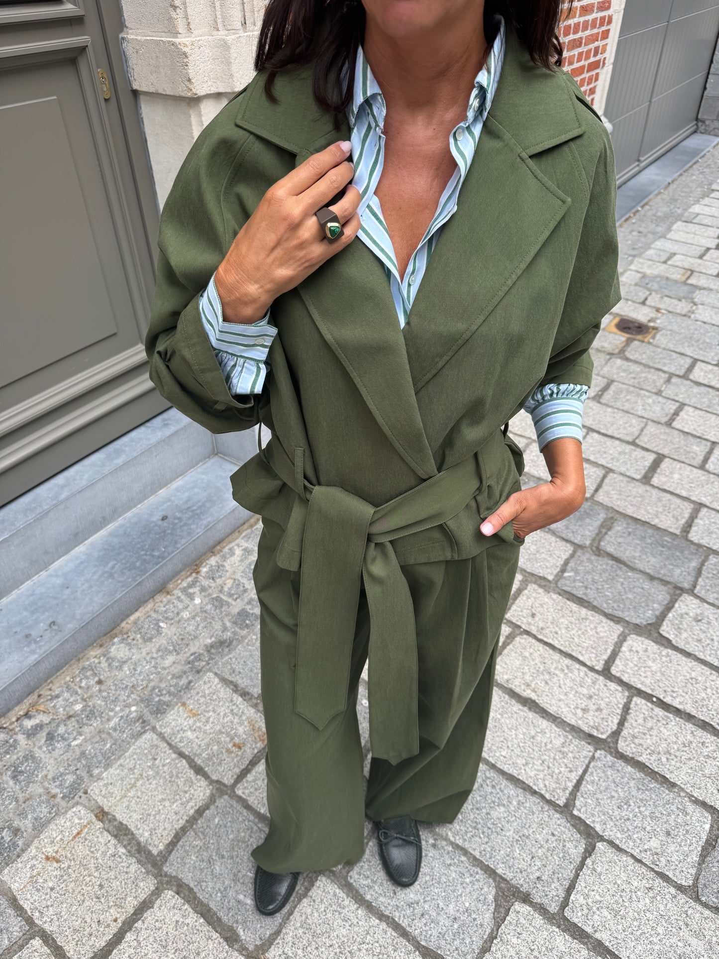 Liv The Label Jas Simone Khaki Green