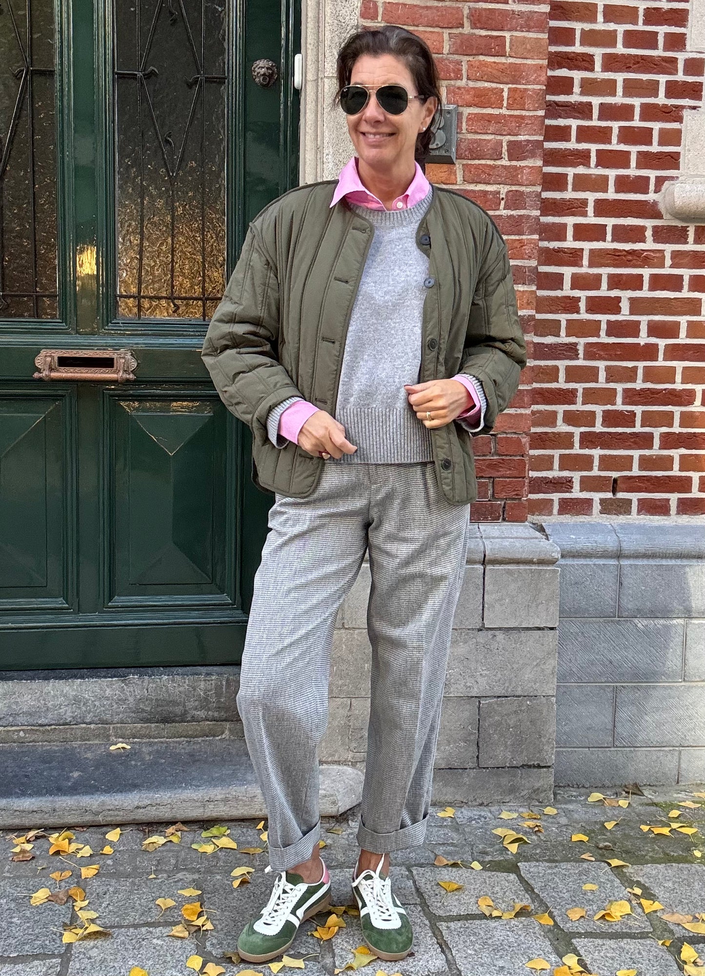 Closed Broek Mawson Mud Grey