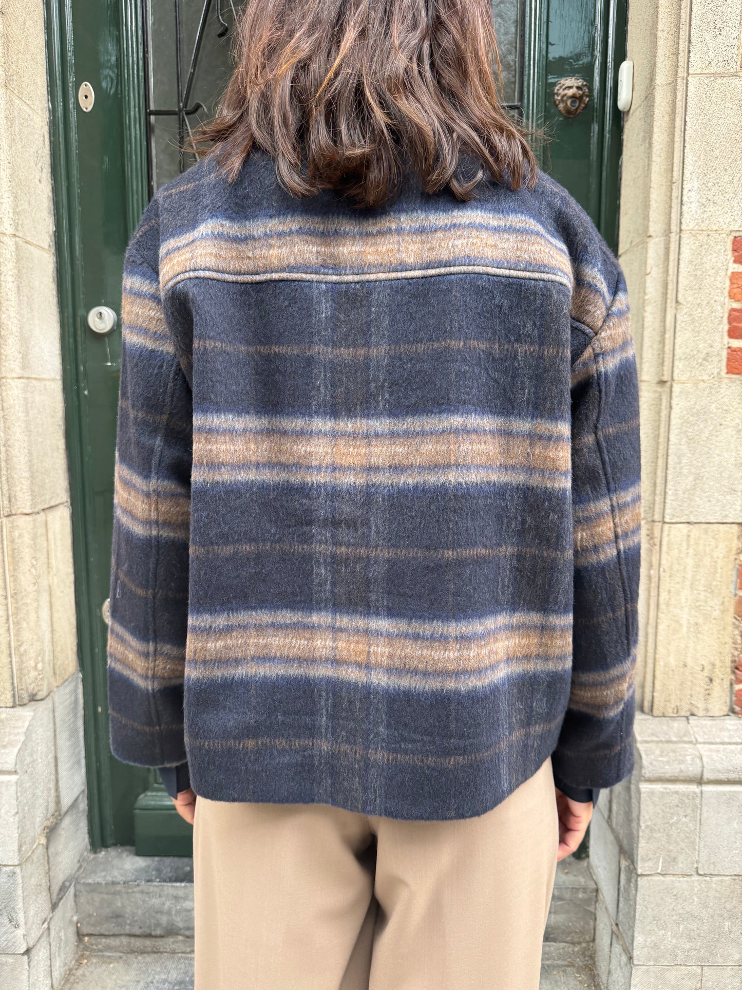 JCSophie Jas Patty Blue/Brown Check