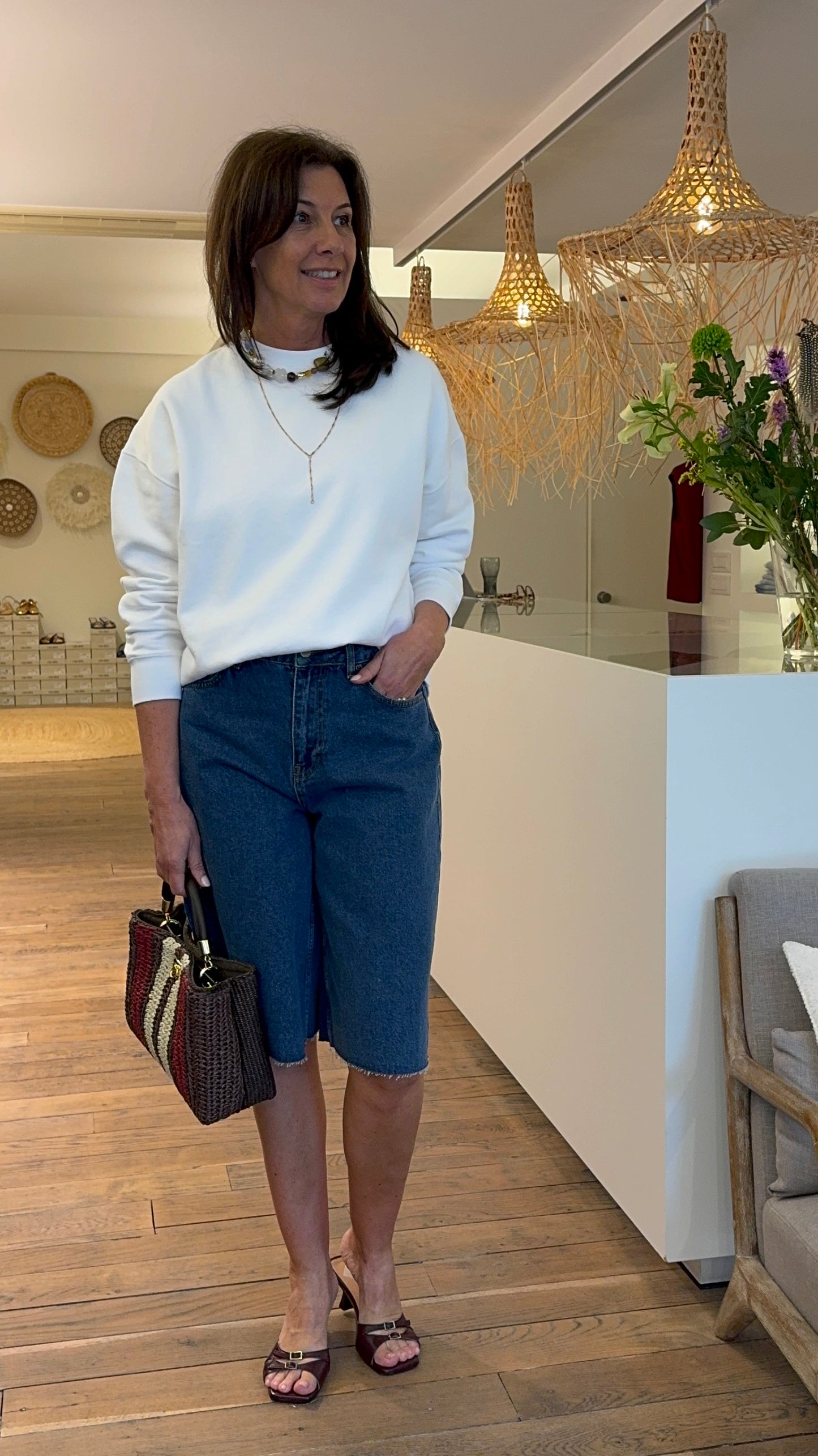 Liv The Label Sweater Cooper White