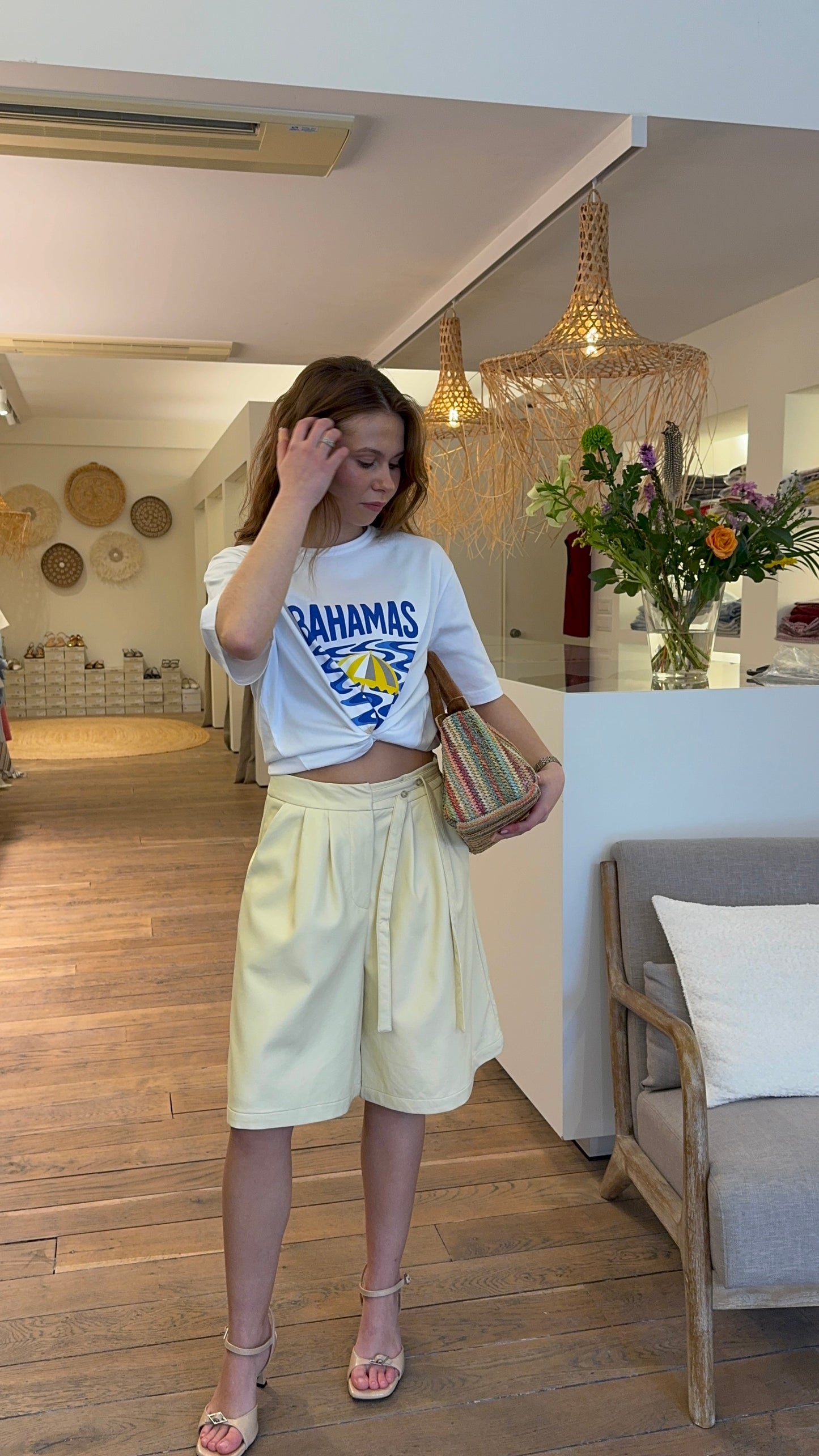 Jiji Studio Bermuda Short Tanguy Jaune