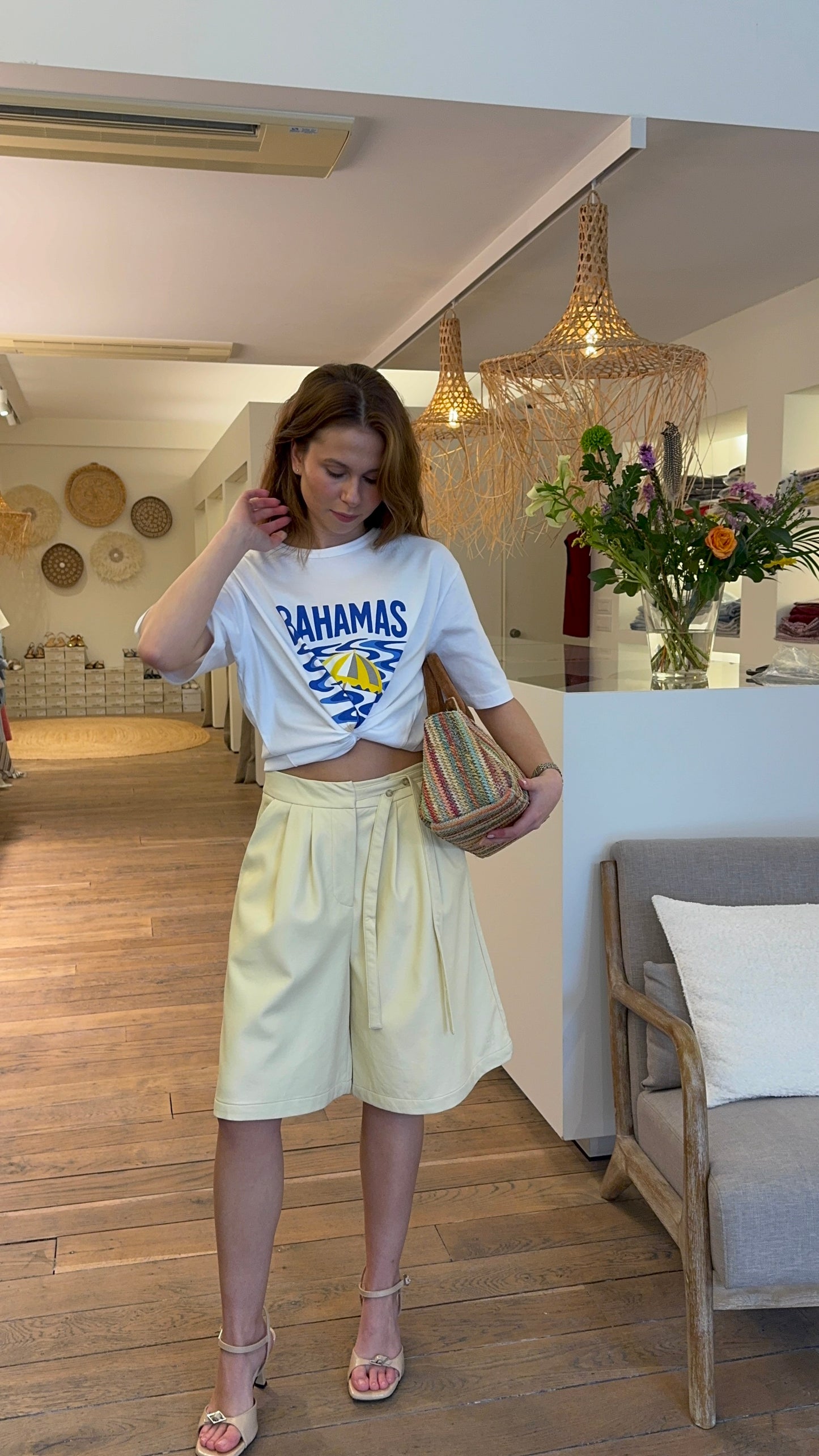 Jiji Studio Bermuda Short Tanguy Jaune