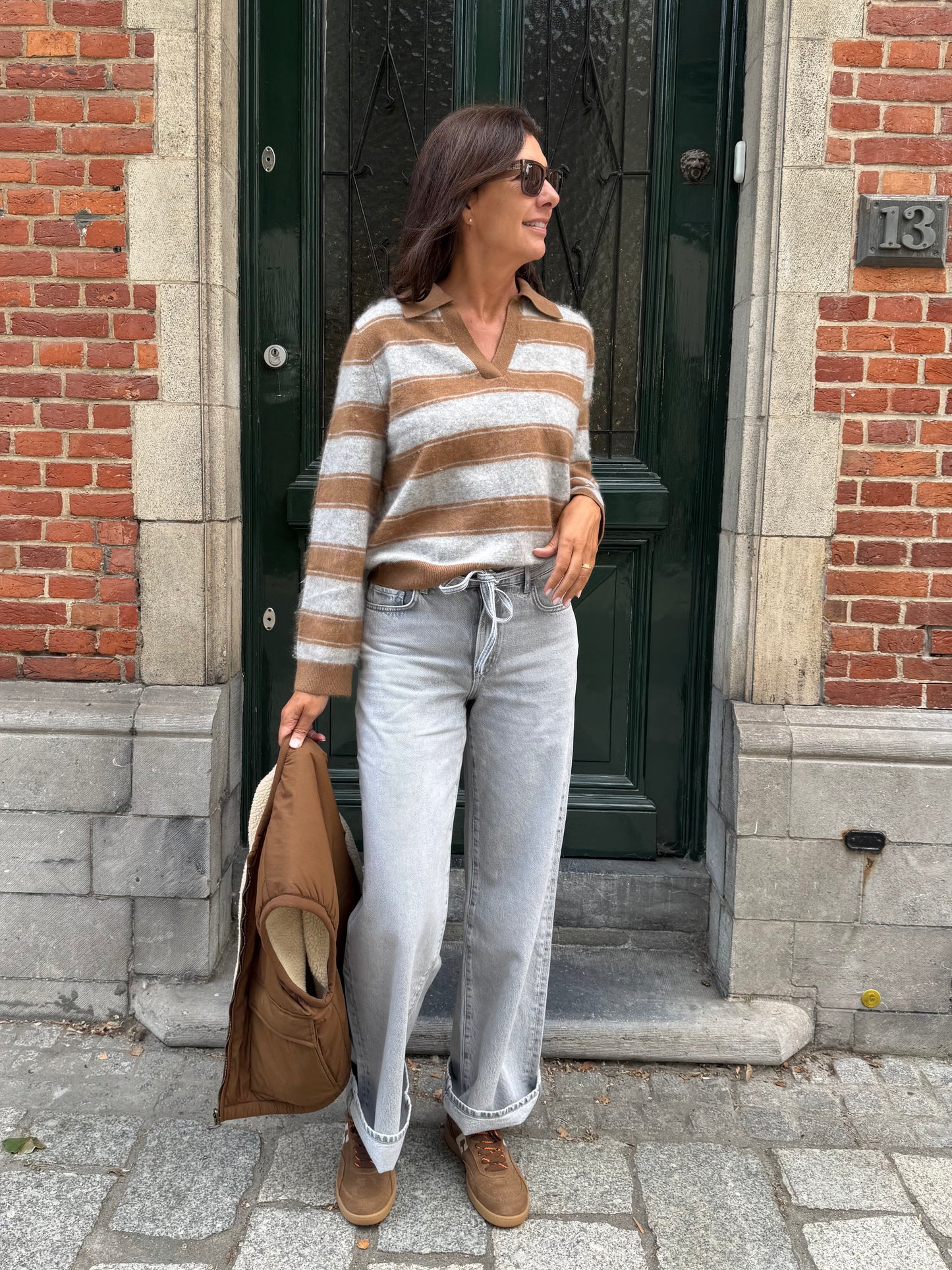 Janice Polo Pull Resort Camel