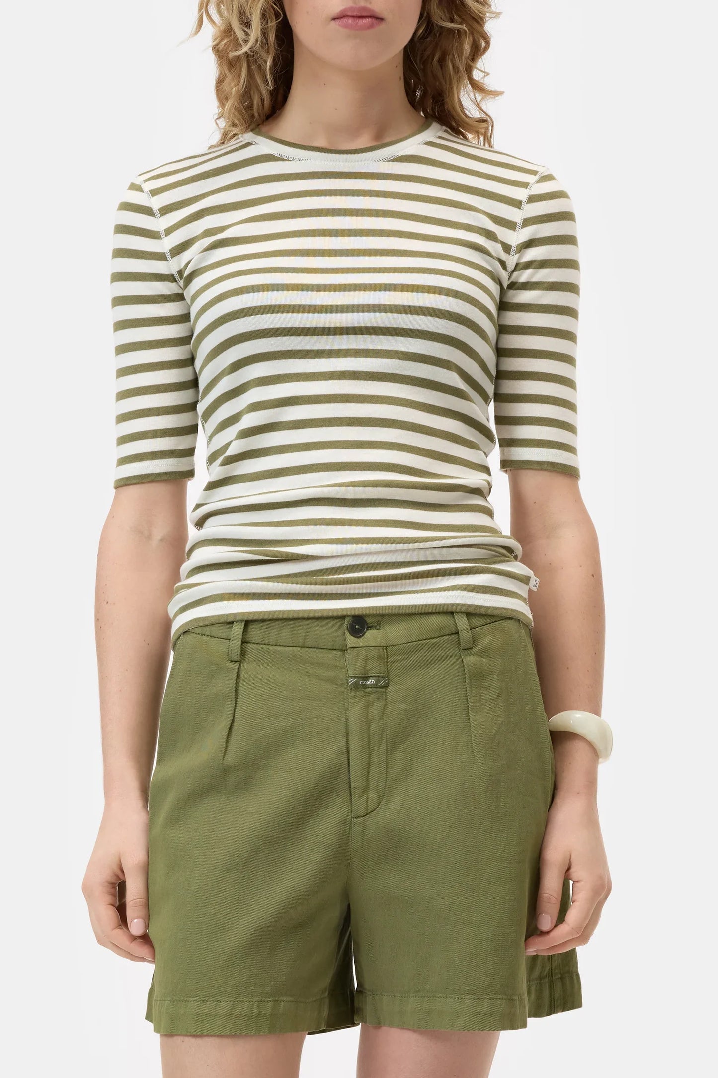 Closed T-shirt Hunter Green