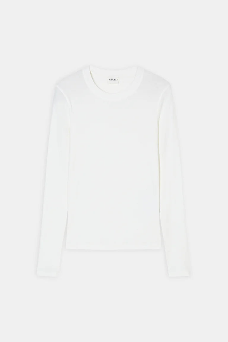 Closed T-Shirt Lange Mouwen Ivoor