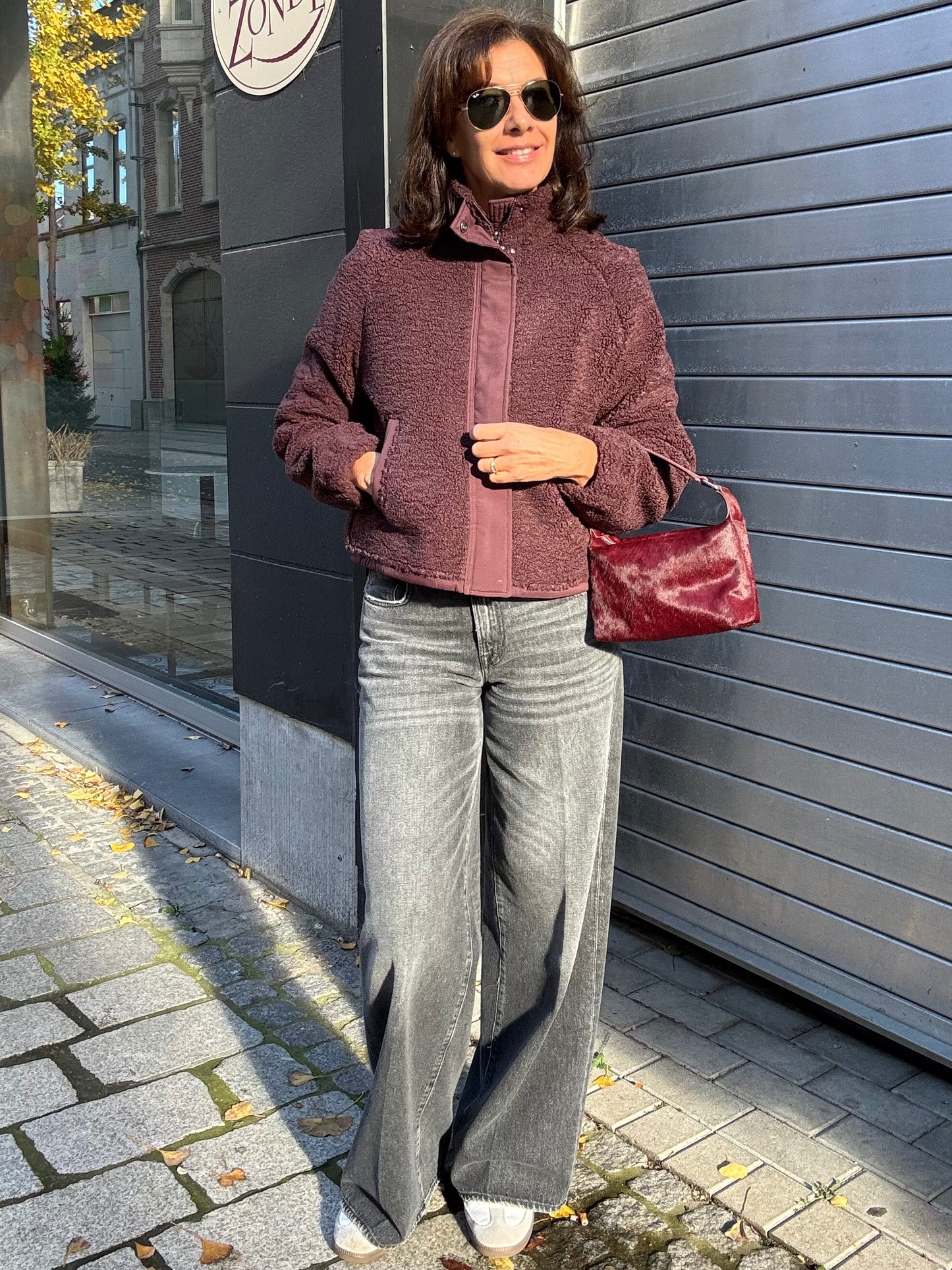 Samsoe Samsoe Jas Teddy Safrost Fudge