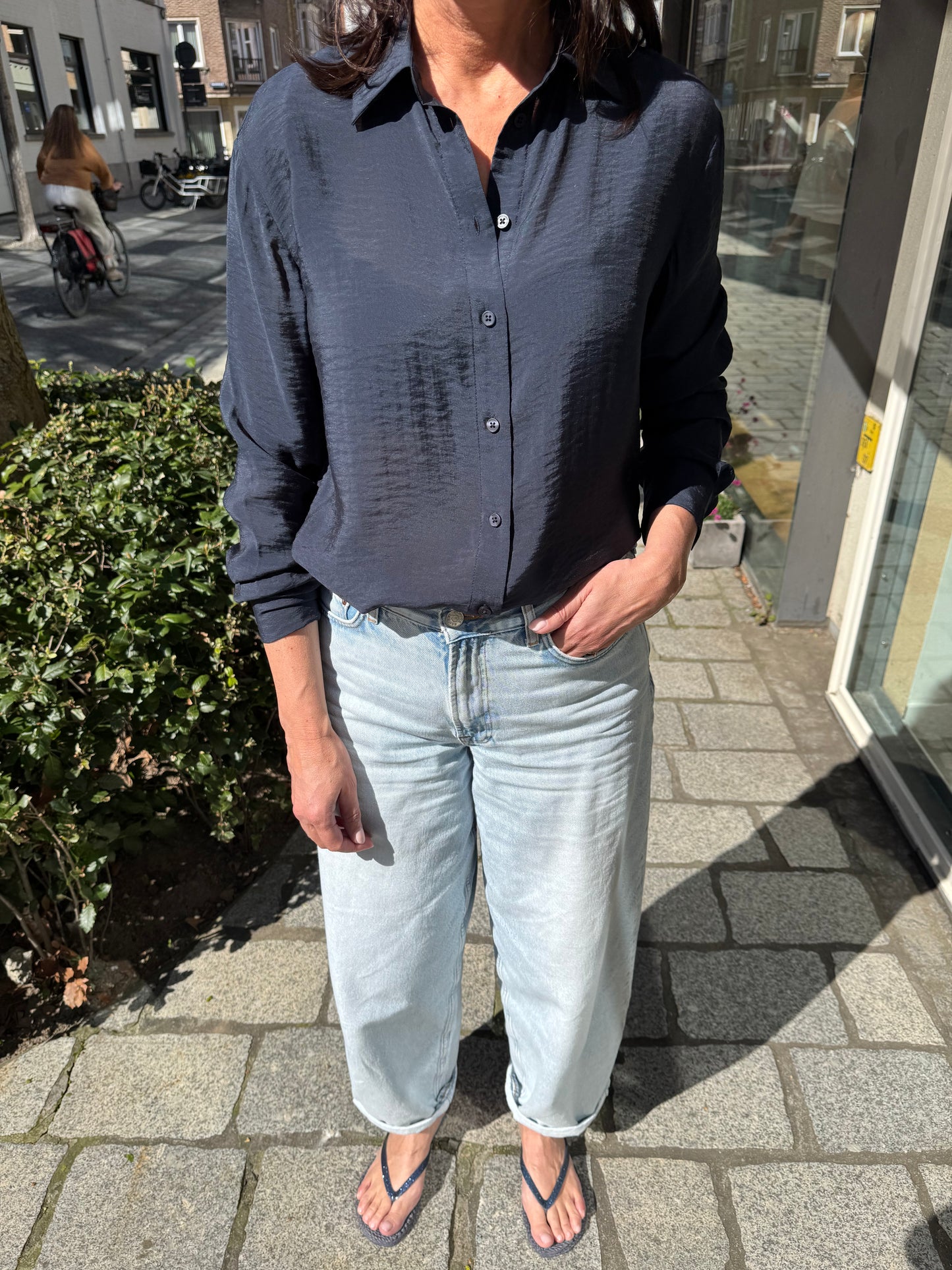 Samsoe Samsoe Bloes Samadisoni Salute (Donker blauw)