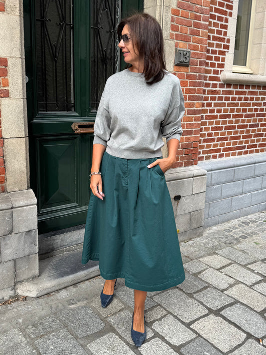 Rue de Tokyo Rok Pen Twill Dark Pine Green