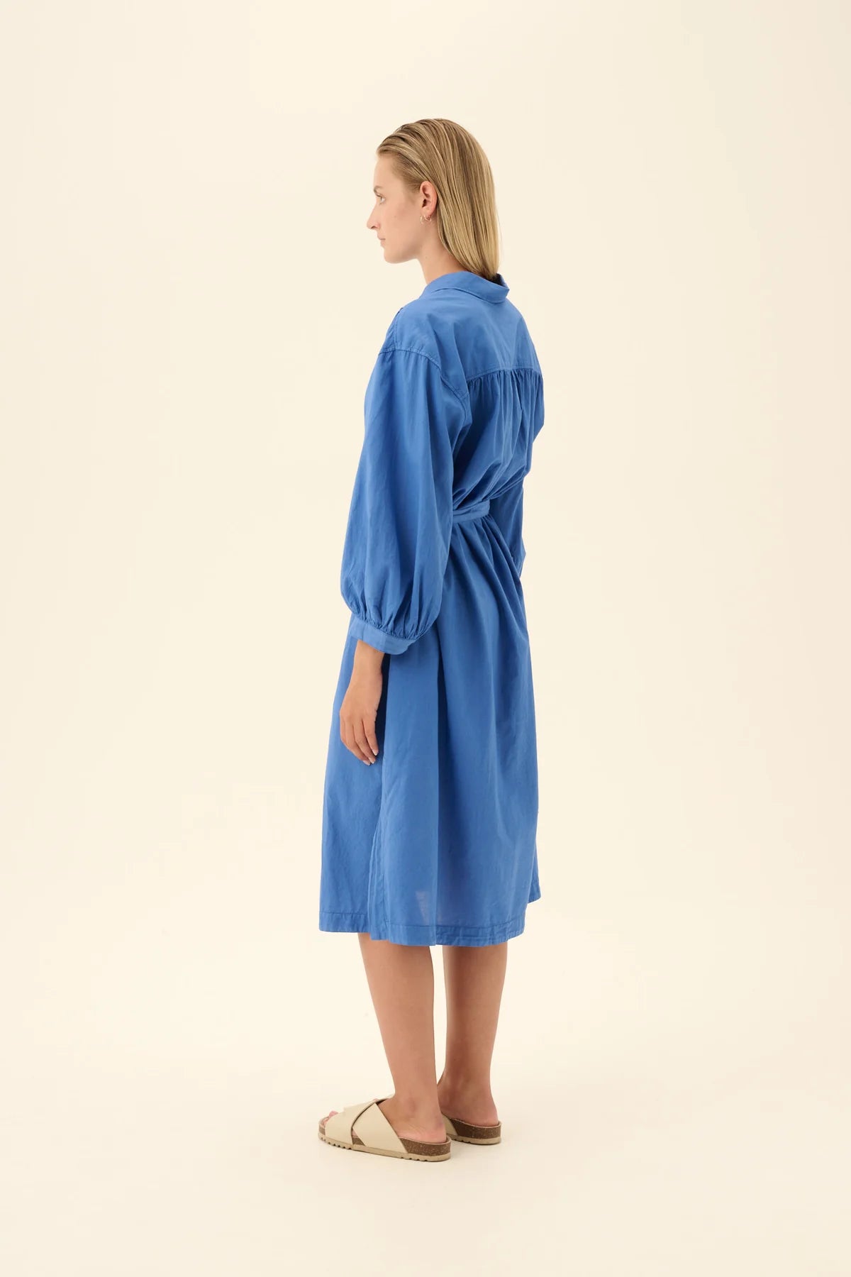 Rue de Tokyo Jurk Denali Voile Beaucoup Blue