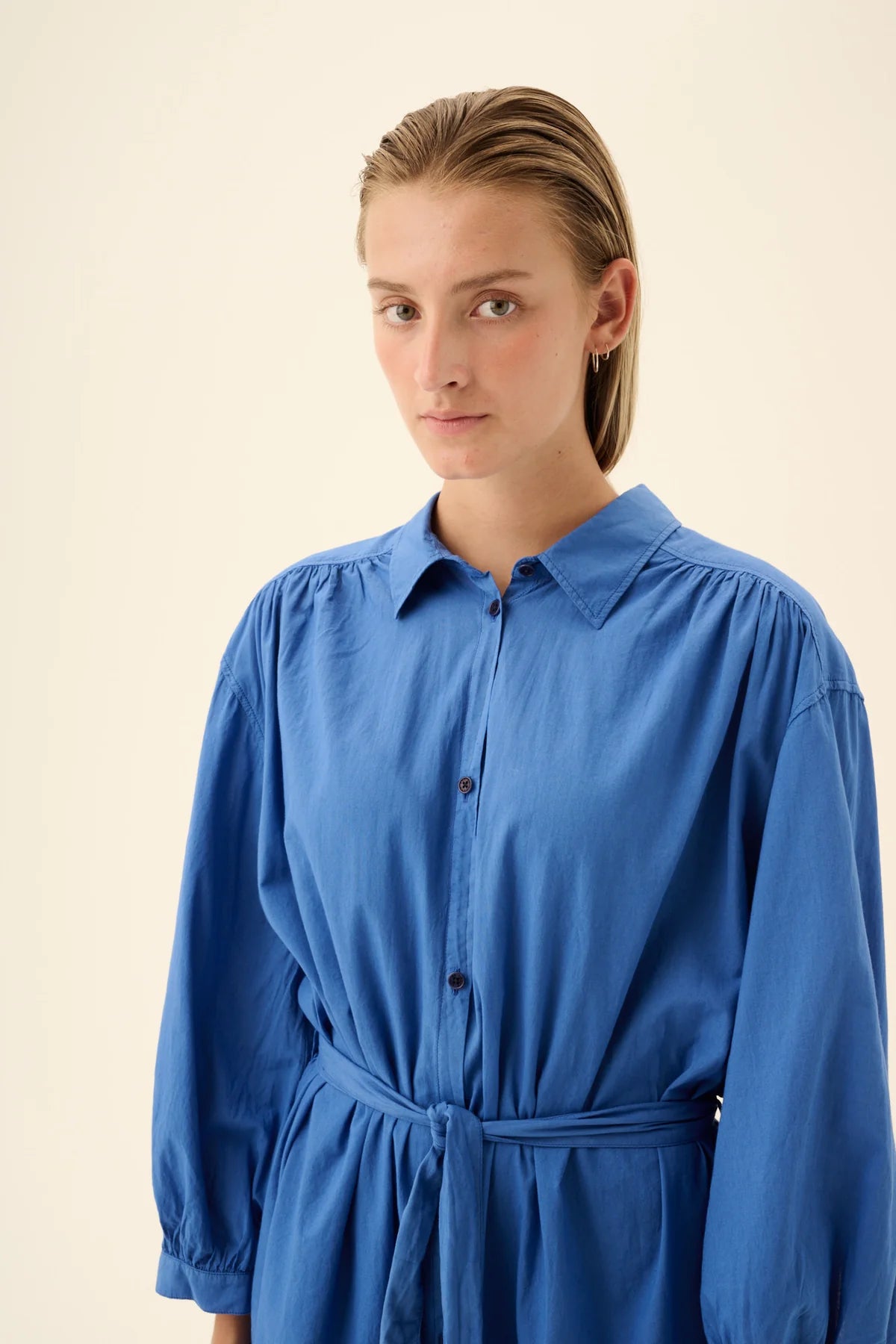 Rue de Tokyo Jurk Denali Voile Beaucoup Blue