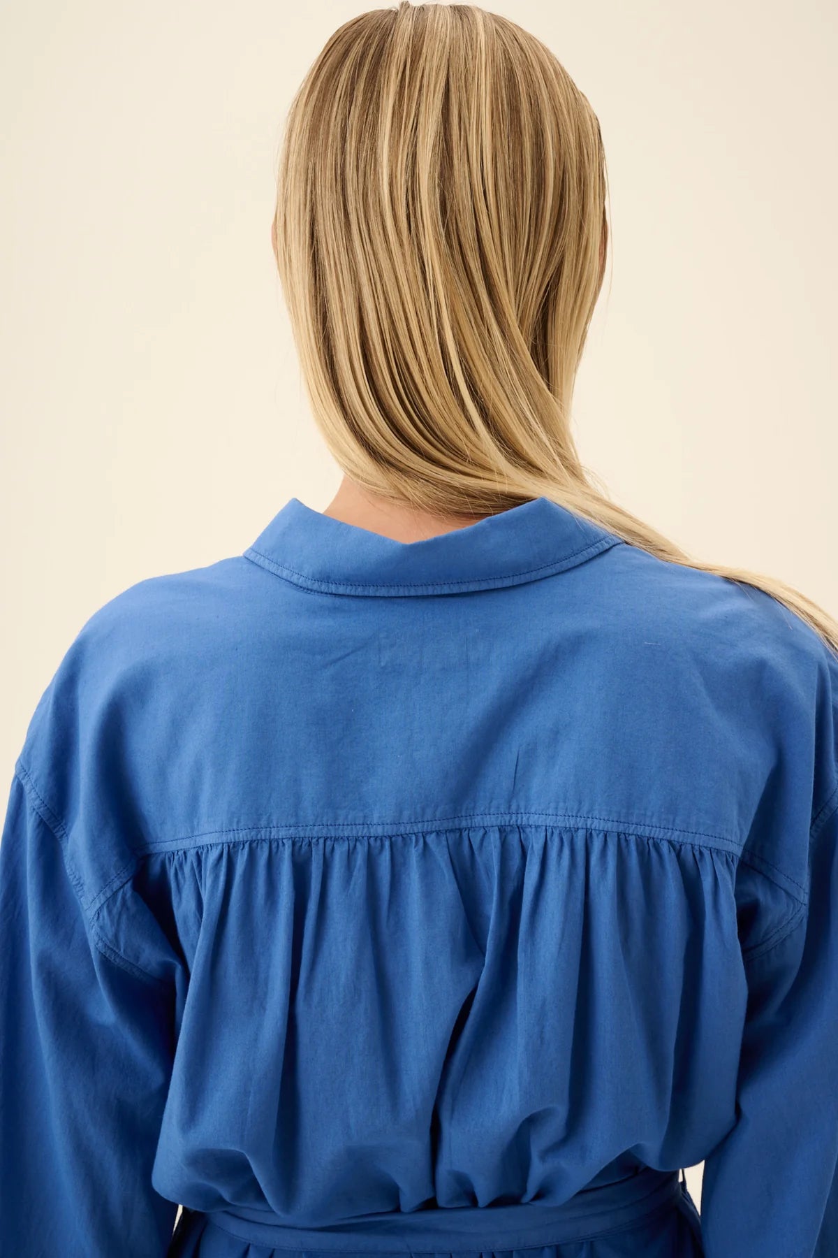 Rue de Tokyo Jurk Denali Voile Beaucoup Blue