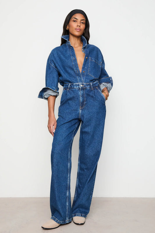 OUTLET Camilla Pihl Jeans Joshua Washed Dark Blue