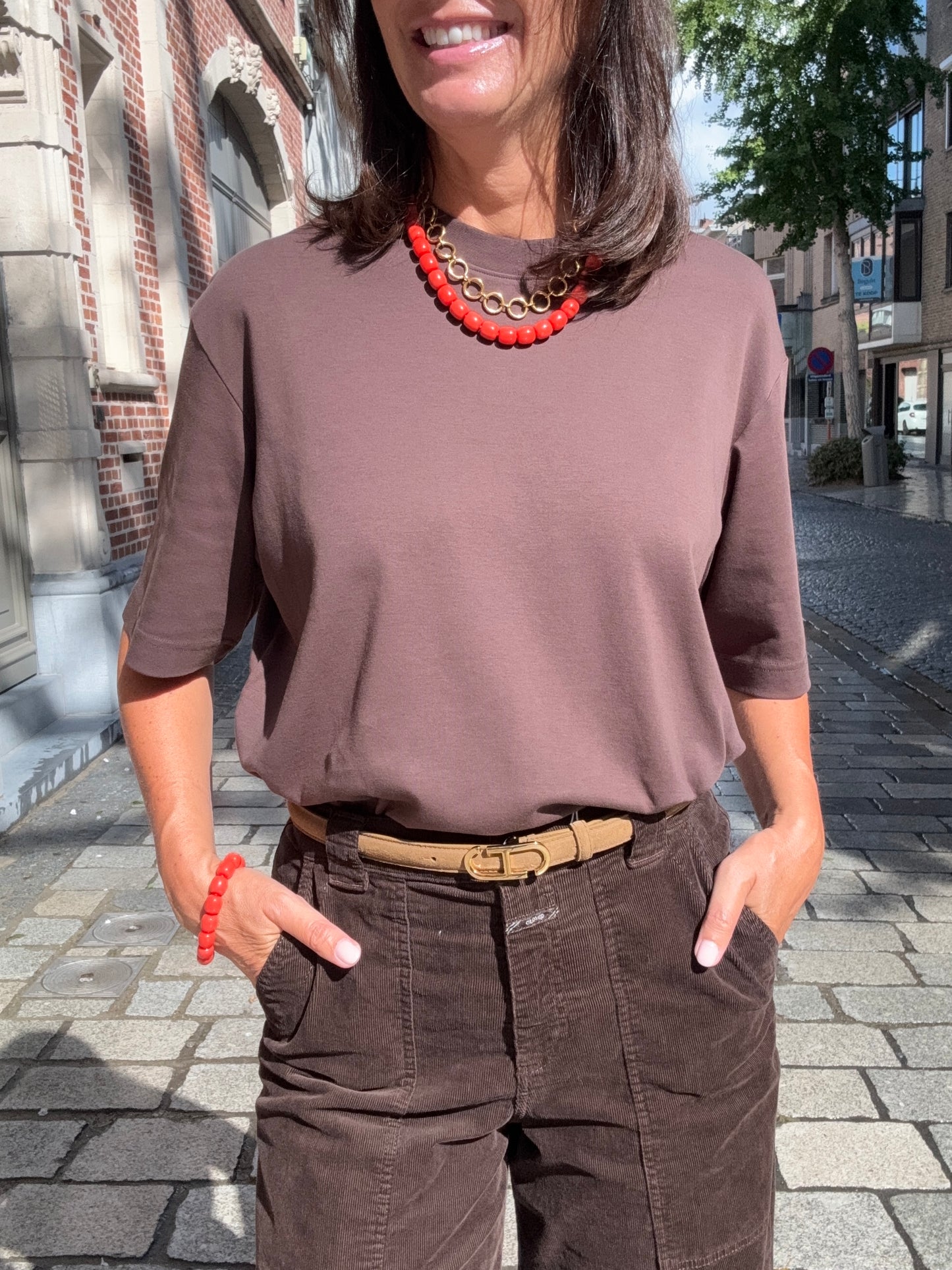 Liv The Label T-Shirt Sunnie Coffeebean