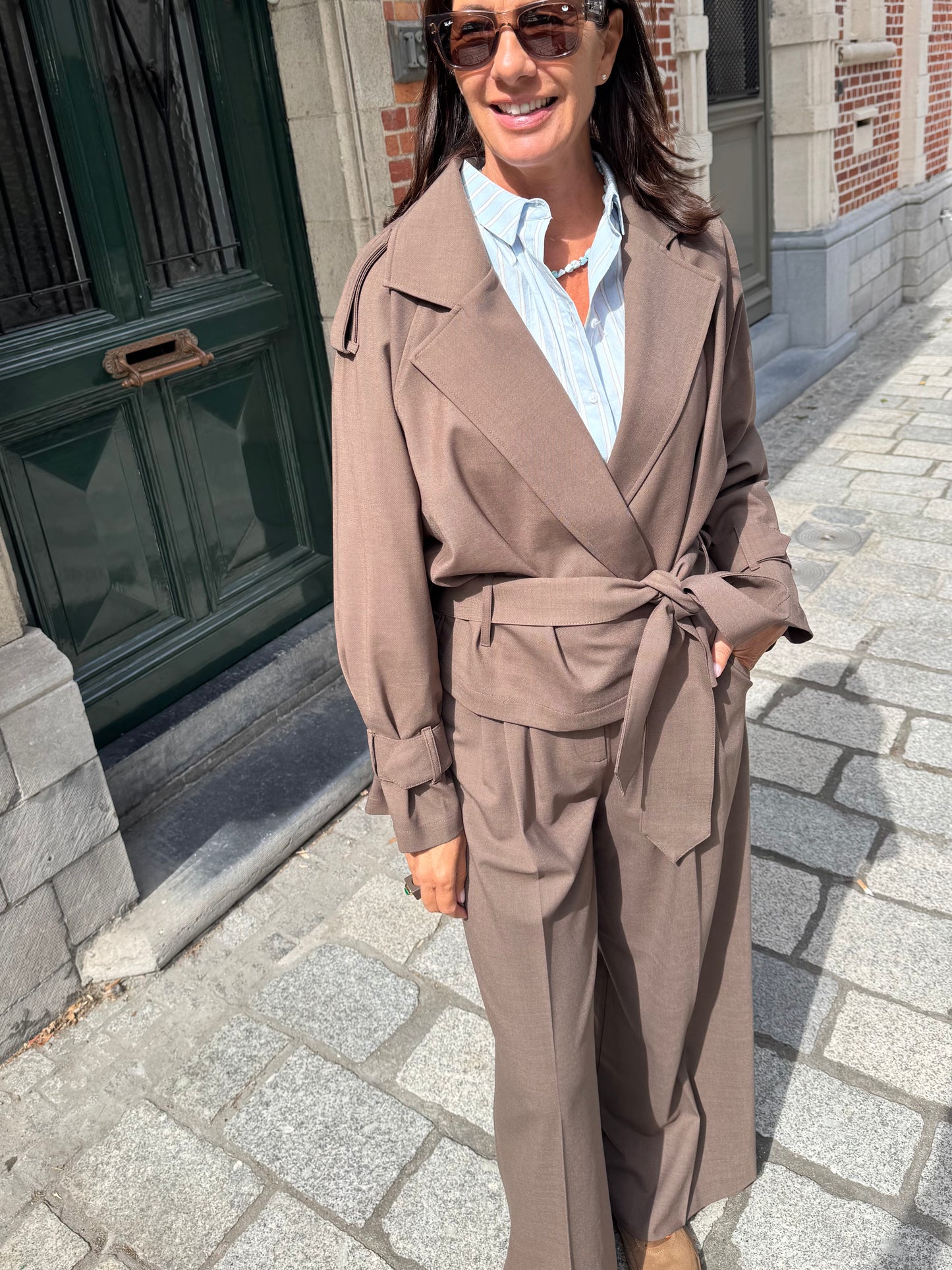 Liv The Label Jas Simone Brown Melange