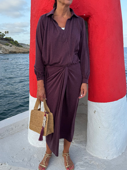 Re/Born Sweater Scarlet Vino
