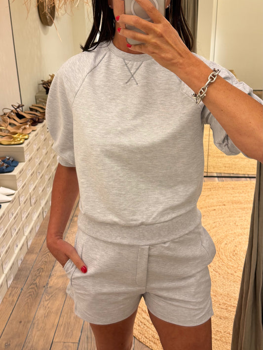 Re/Born Sweater Caliste White Melange