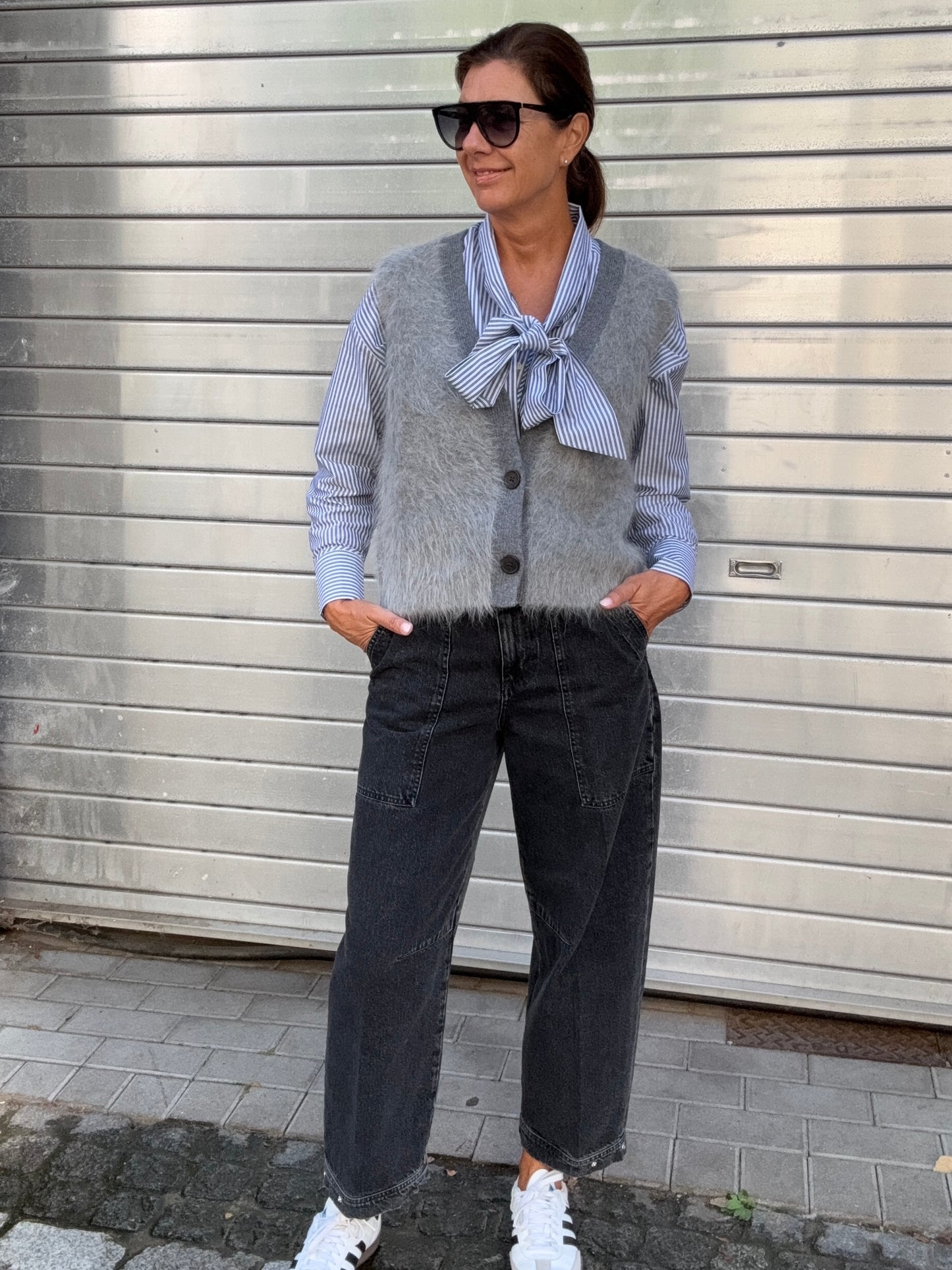 Close Barrel Jeans Rhannon Dark Grey
