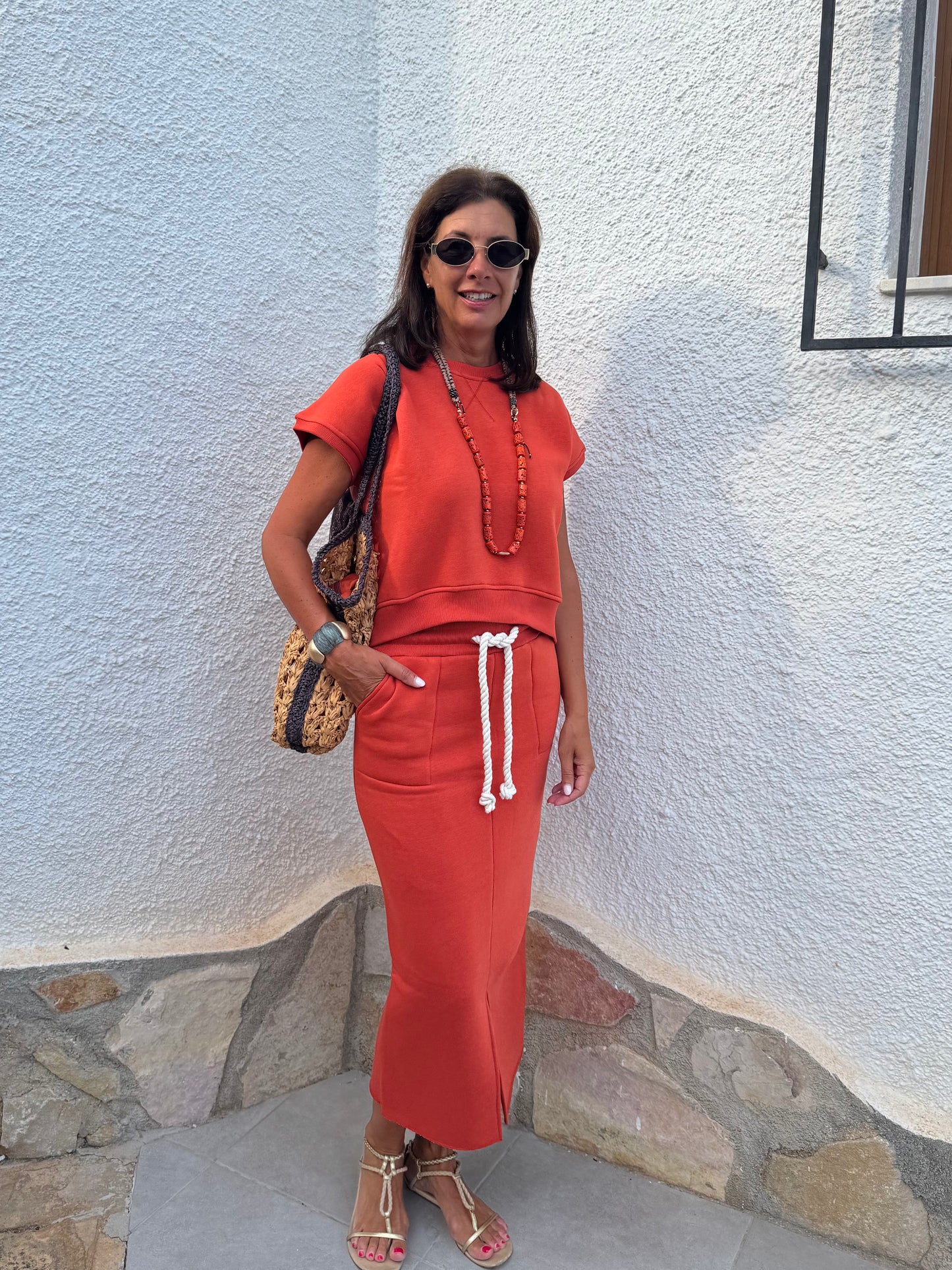 Re/Born Rok Estelle Burnt Orange