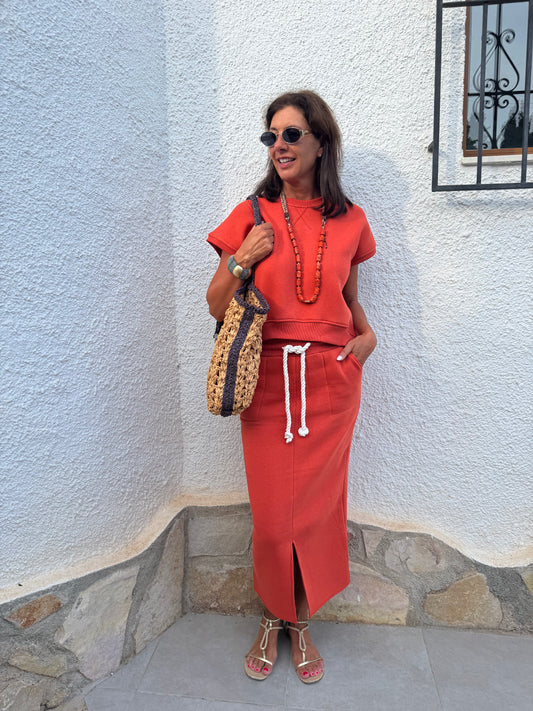 Re/Born Rok Estelle Burnt Orange