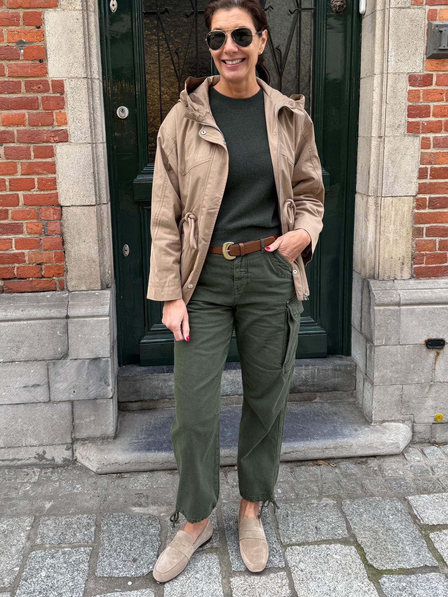 Bash Broek Fino Kaki