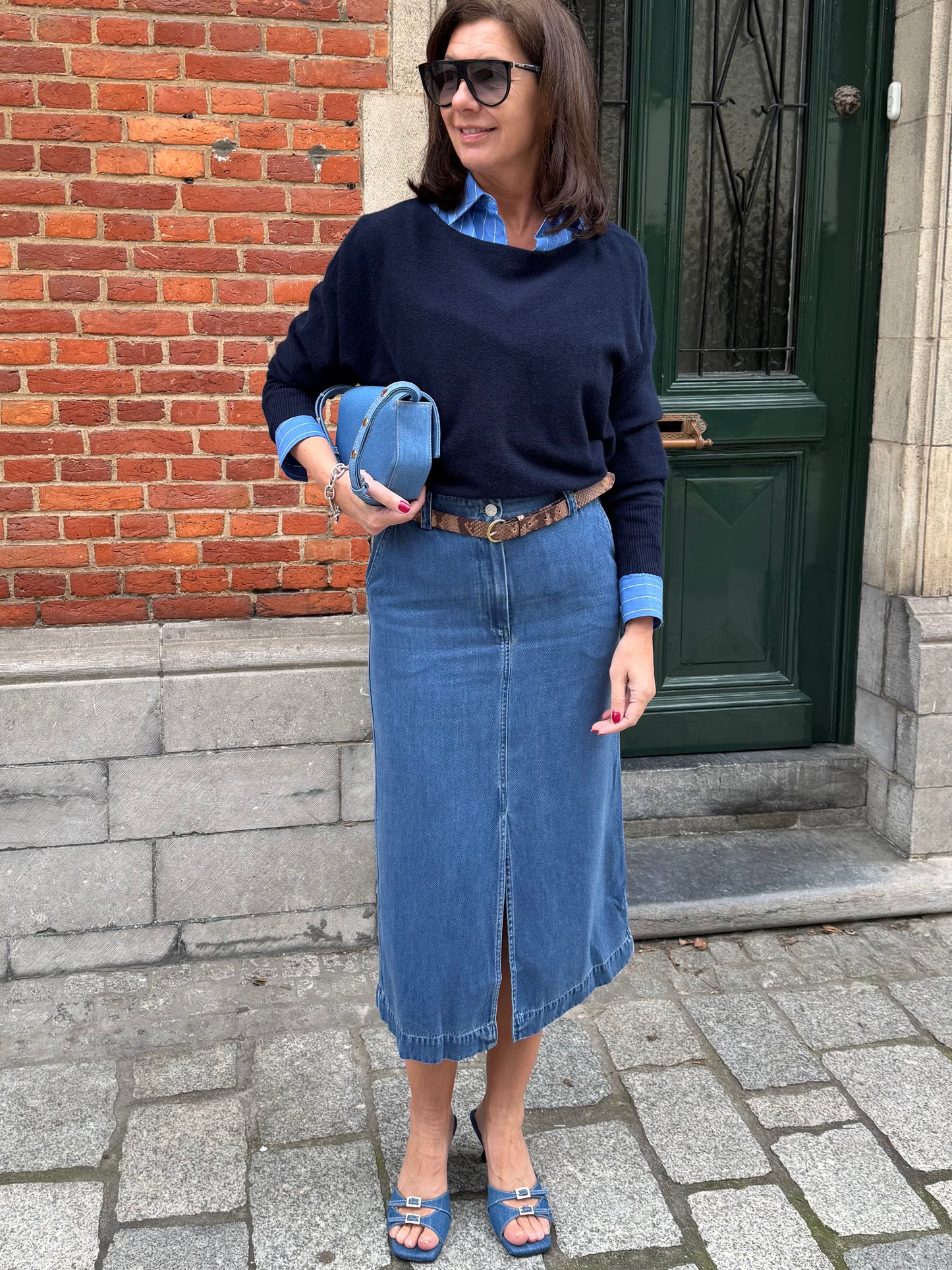 Samsoe Samsoe Rok Satoves Medium Denim Blue