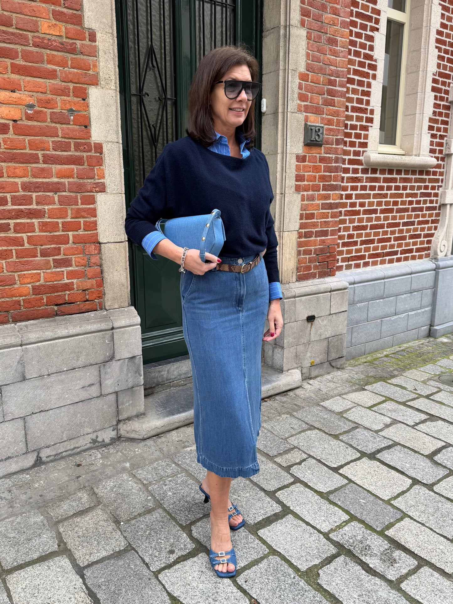 Samsoe Samsoe Rok Satoves Medium Denim Blue