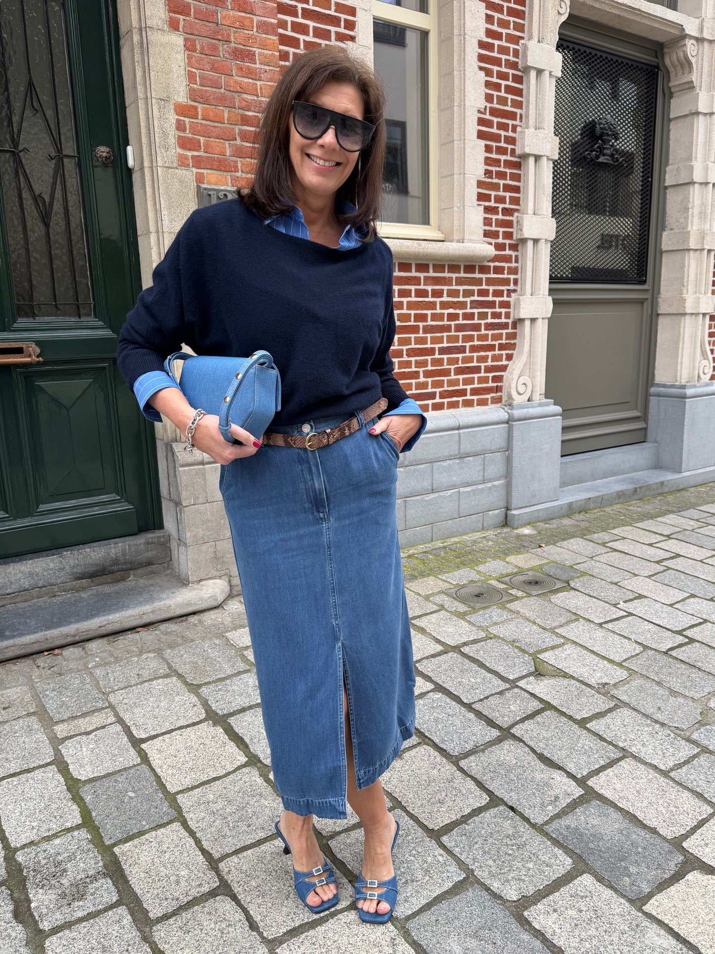 Samsoe Samsoe Rok Satoves Medium Denim Blue