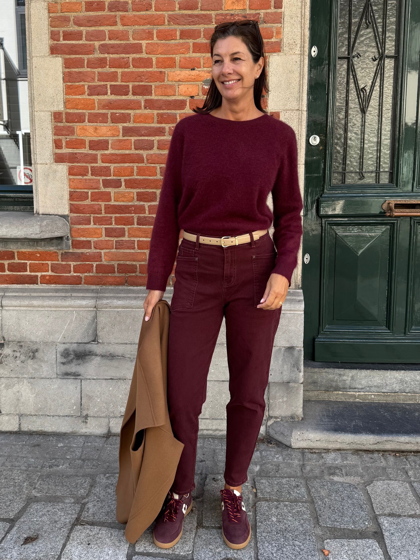 Janice Pull Eon Burgundy