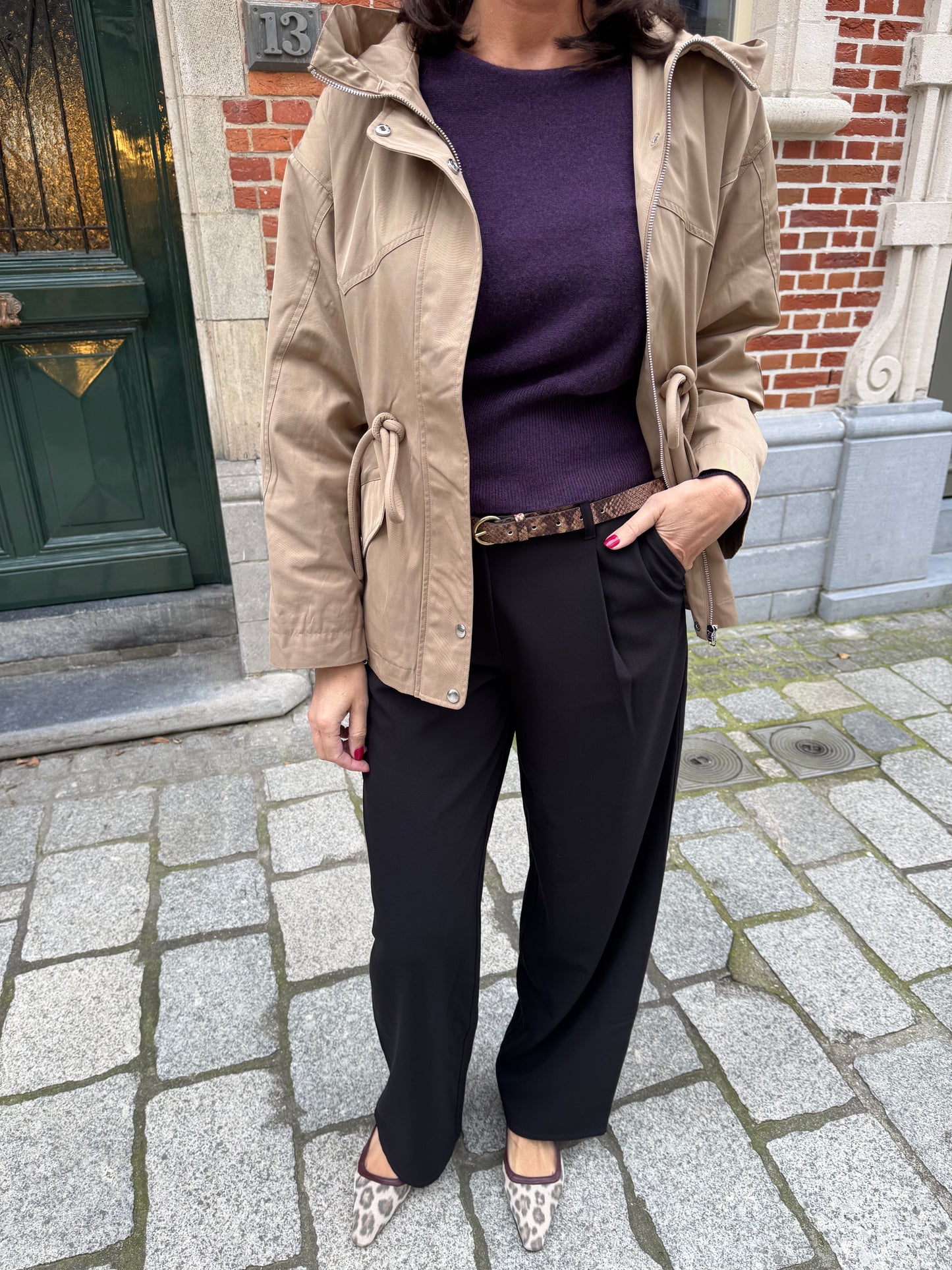 Samsoe Samsoe Broek Saharper Pleat Black