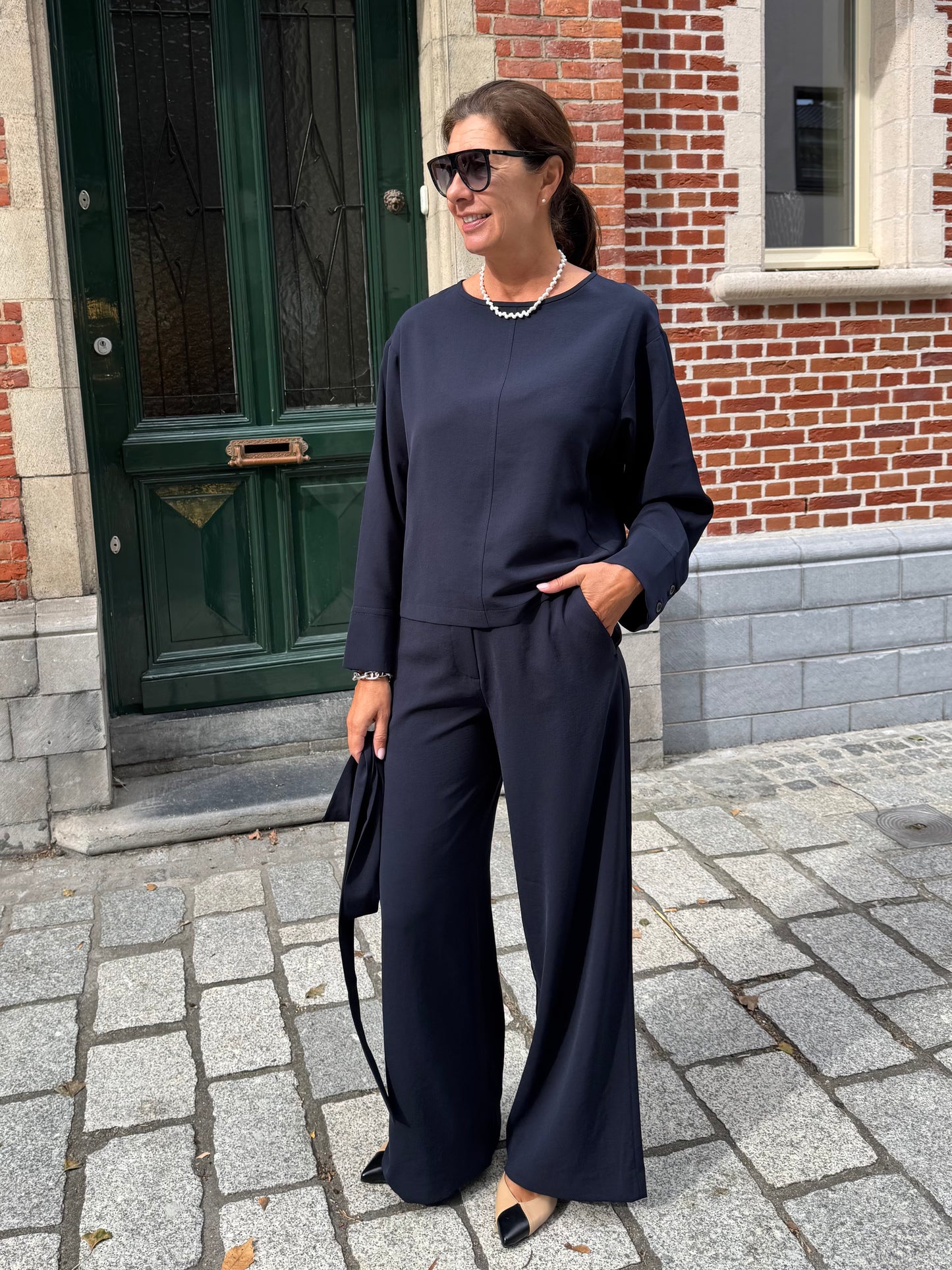 Zenggi Bloes / Top Crêpe Midnight Blue