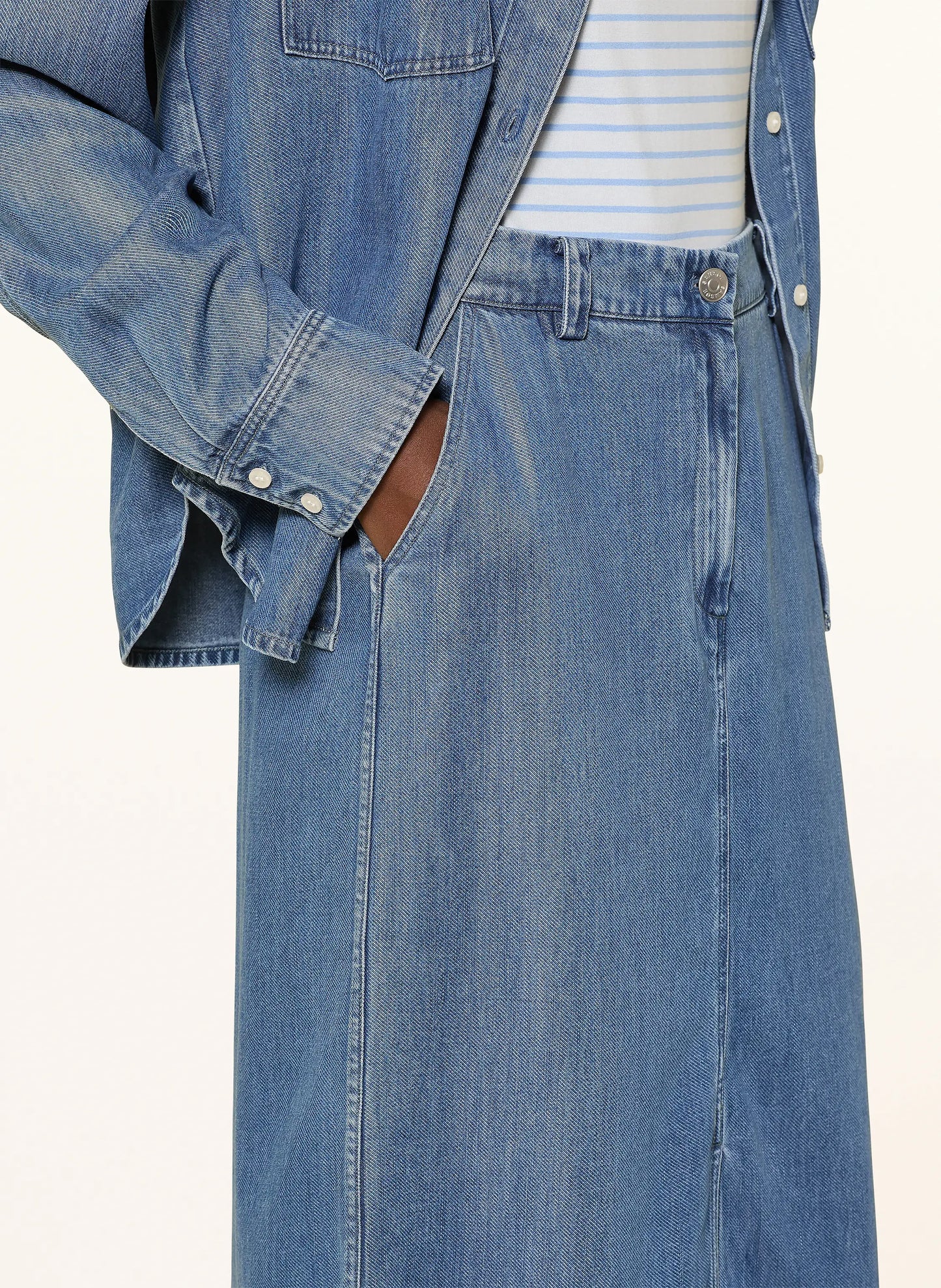 Samsoe Samsoe Rok Satoves Medium Denim Blue