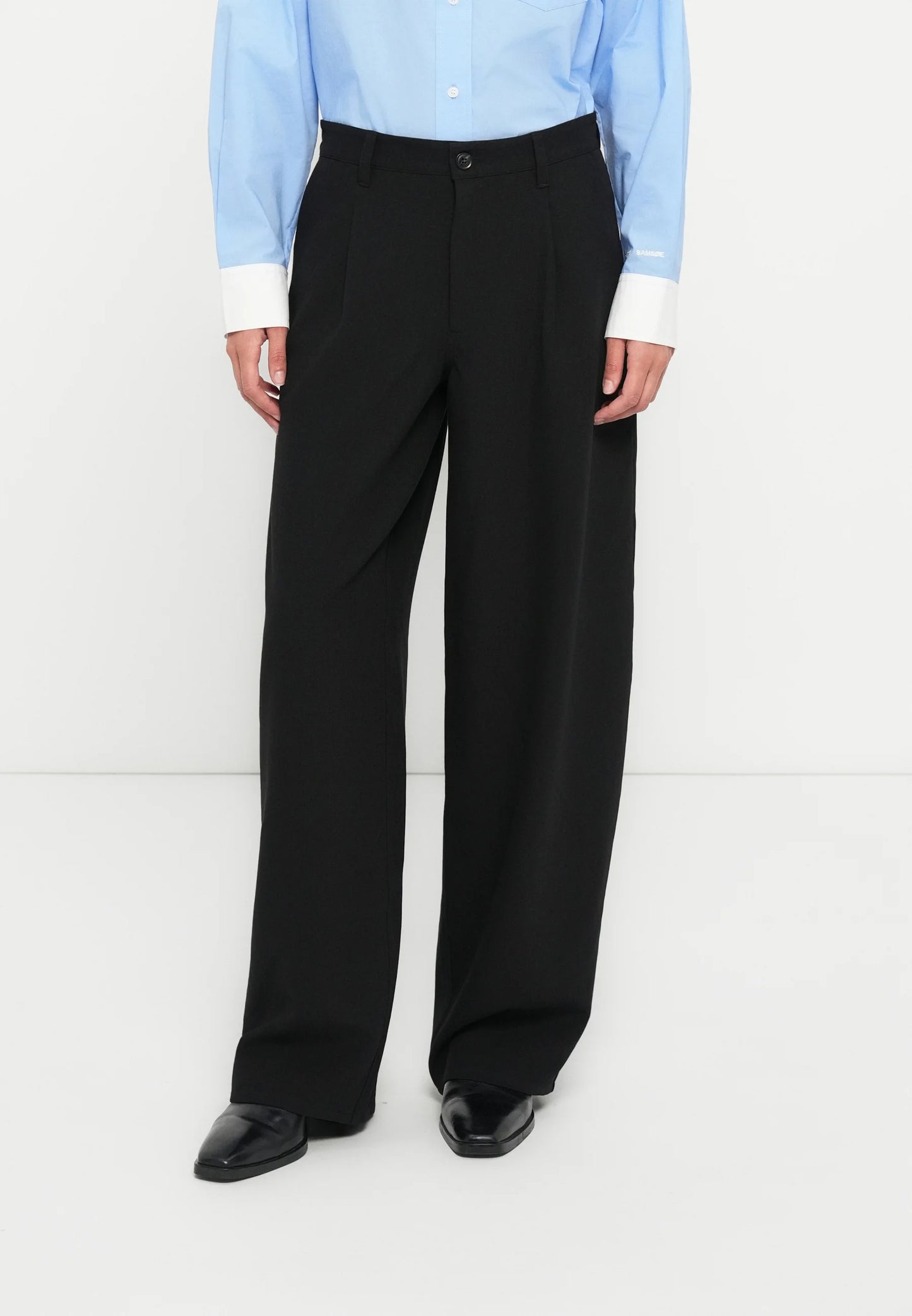 Samsoe Samsoe Broek Saharper Pleat Black