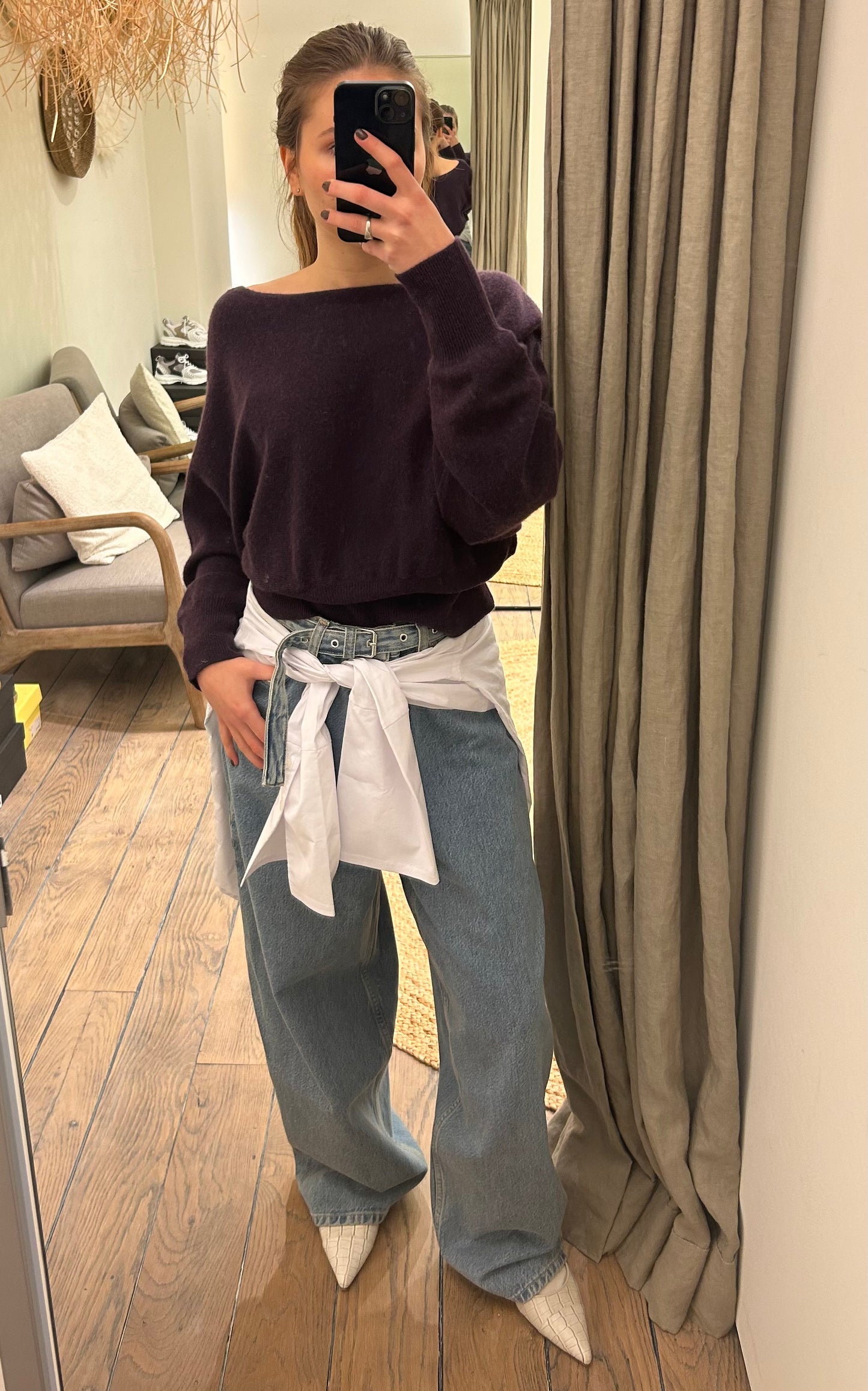 Colorush Pull Paula Pragon Boatneck Vino