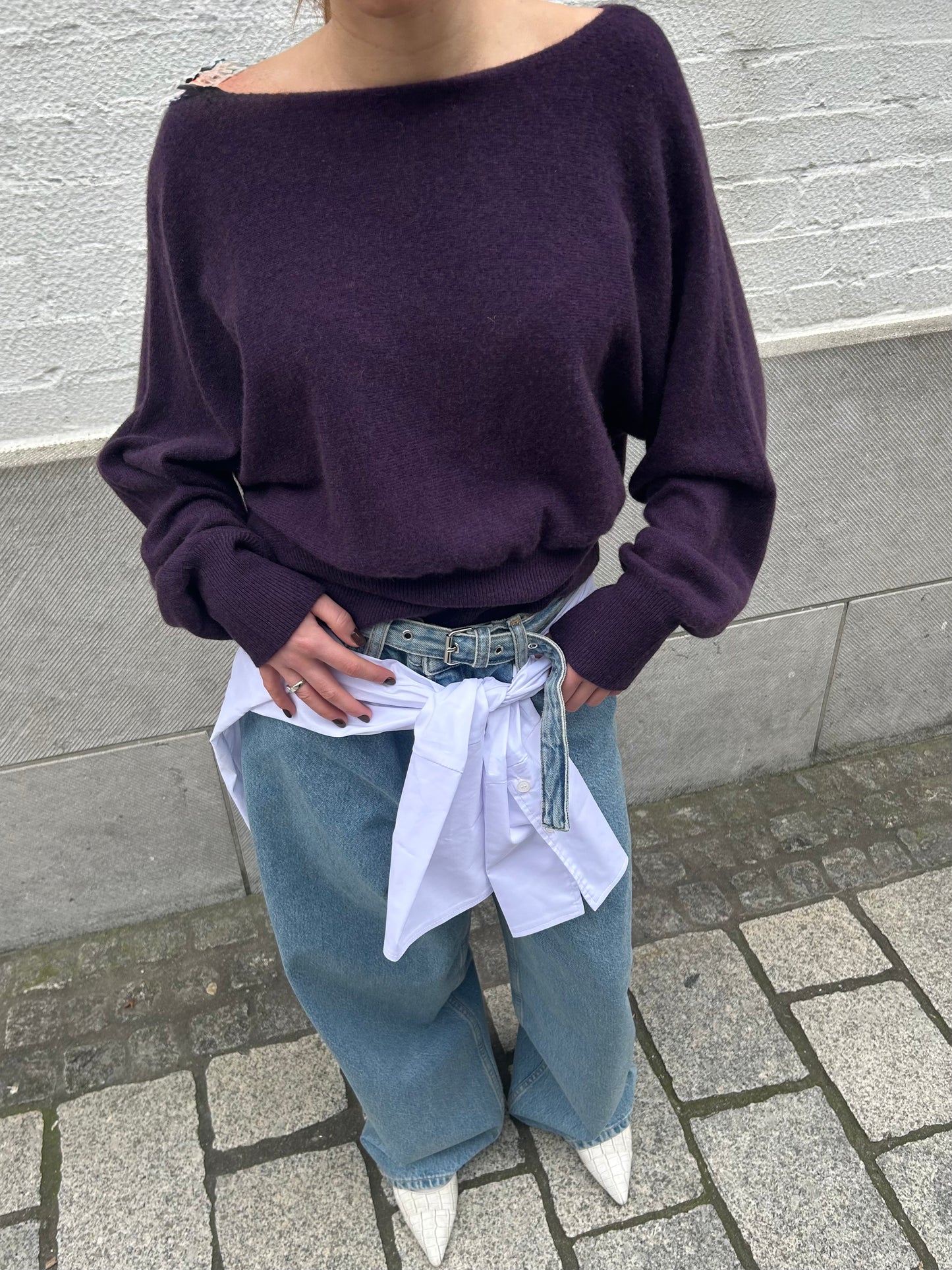 Colorush Pull Paula Pragon Boatneck Vino