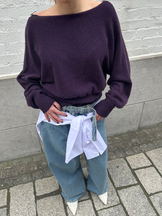 Colorush Pull Paula Pragon Boatneck Vino