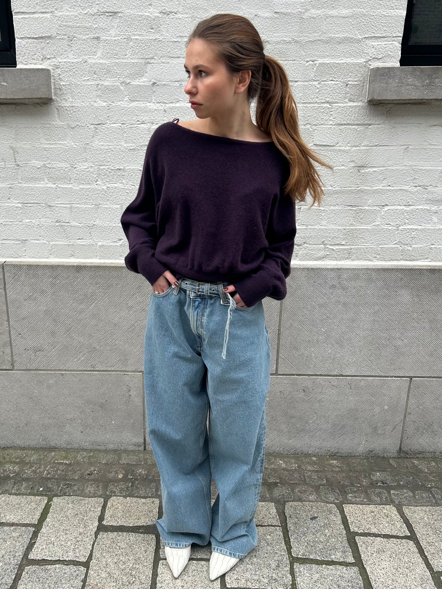 Colorush Pull Paula Pragon Boatneck Vino