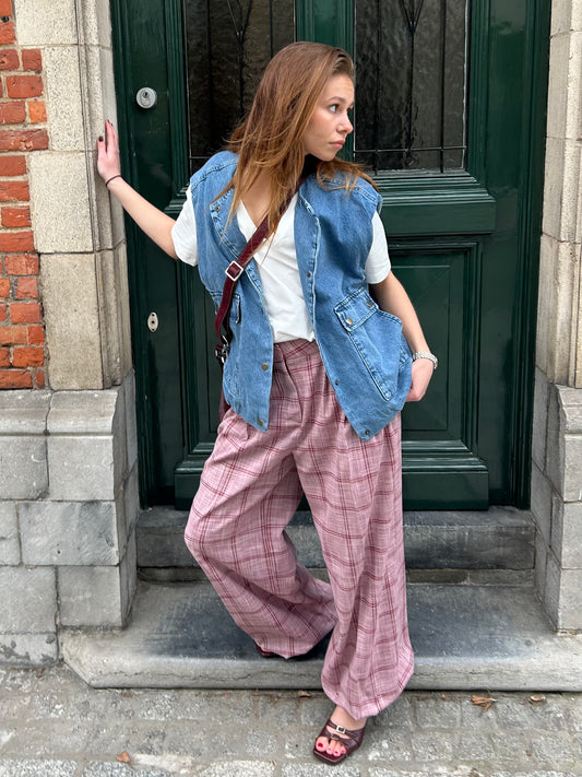 By-Bar Mouwloze Jas Maggie Mid Denim