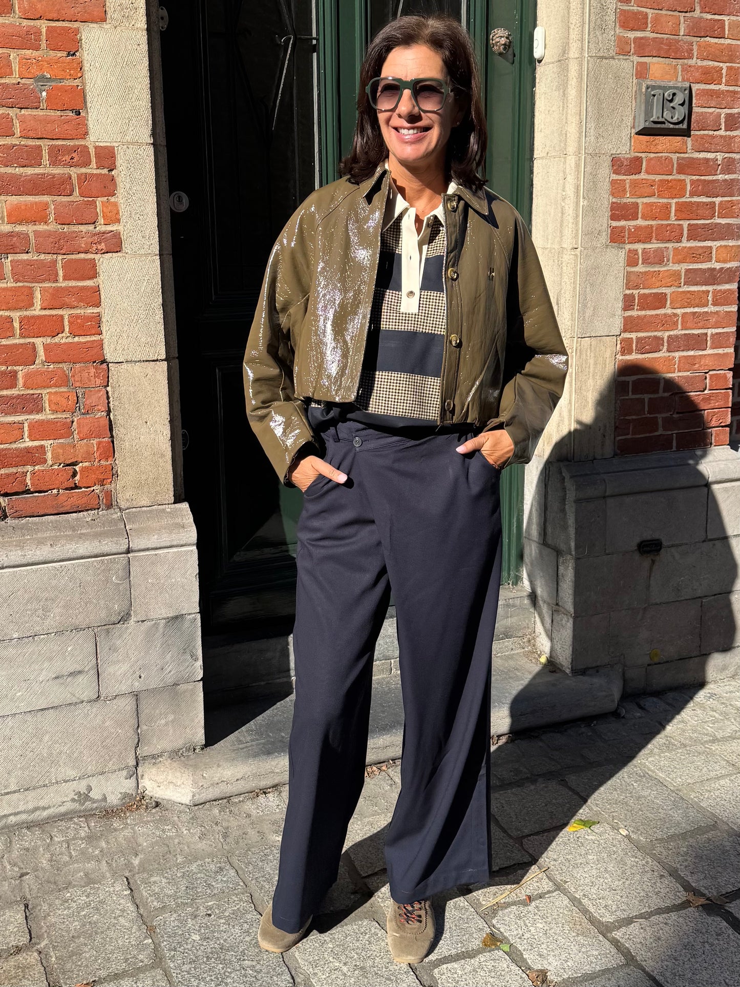 Jiji Broek Harrison Bleu Marine