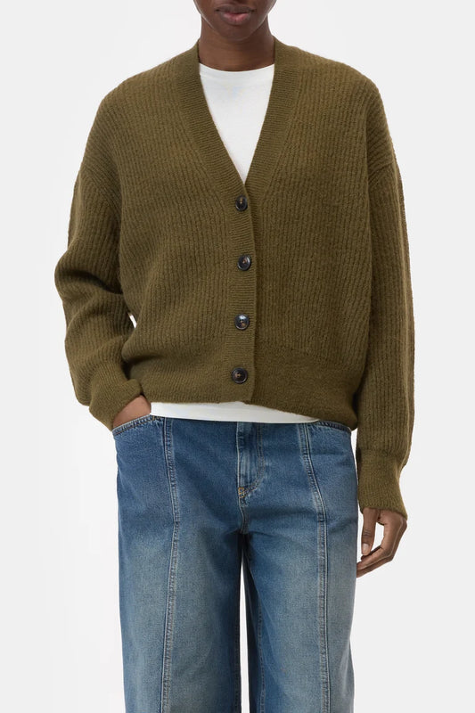 Closed Cardigan Alpaka Wol Deep Olive