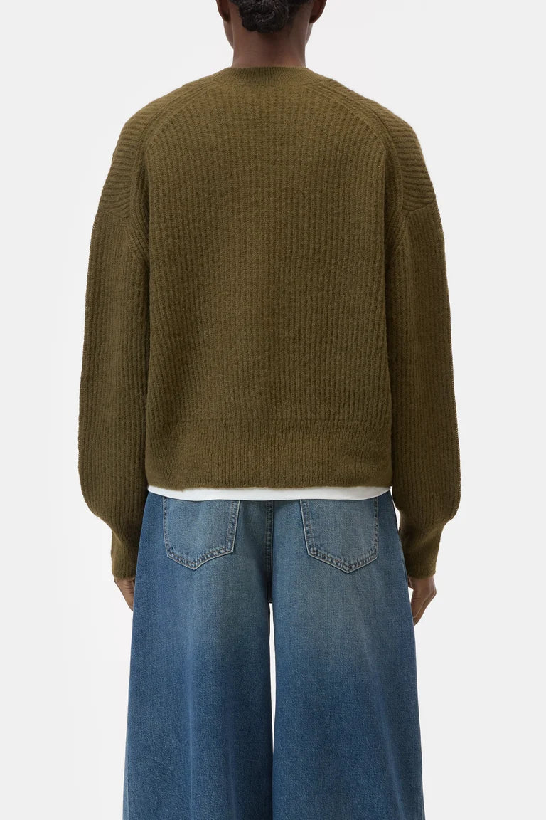 Closed Cardigan Alpaka Wol Deep Olive
