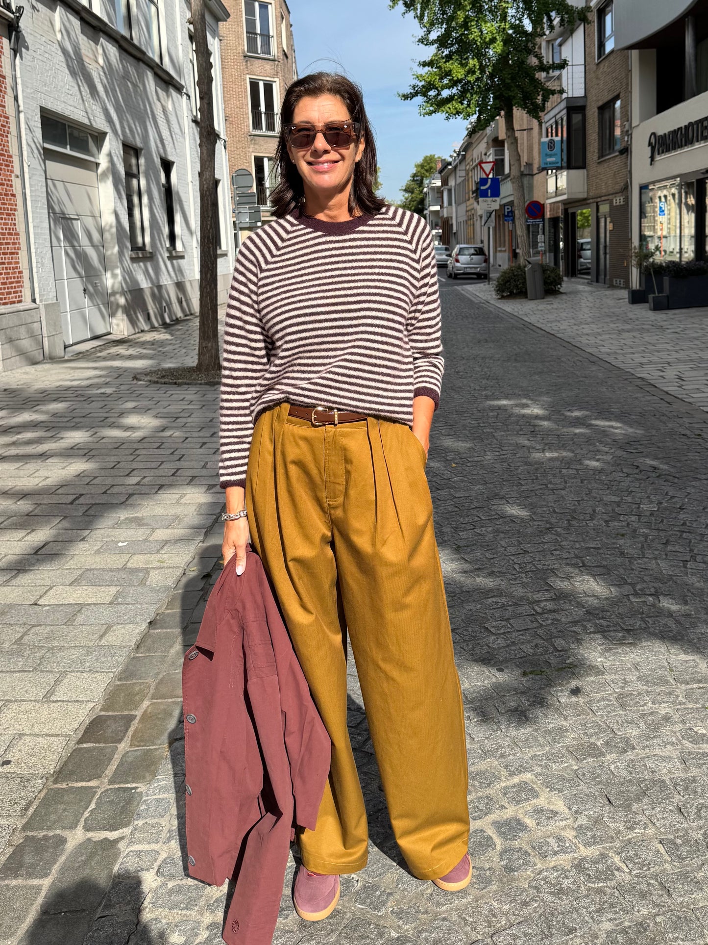By-Bar Pull Sally Stripe Burgundy Crush