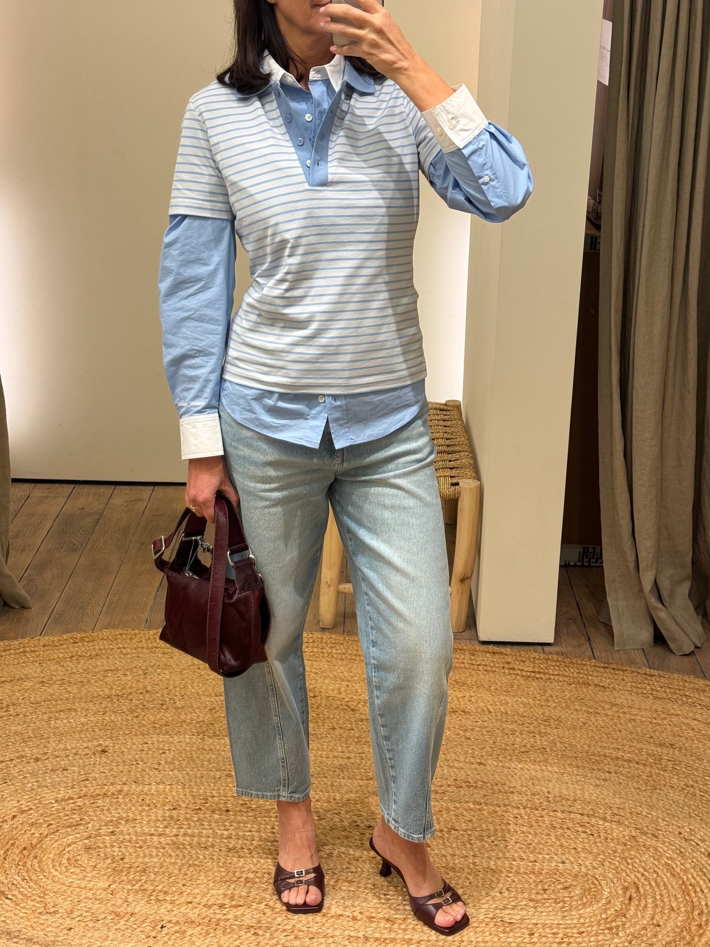 Samsoe Samsoe Polo Saella SS Polo Bel Air Stripe