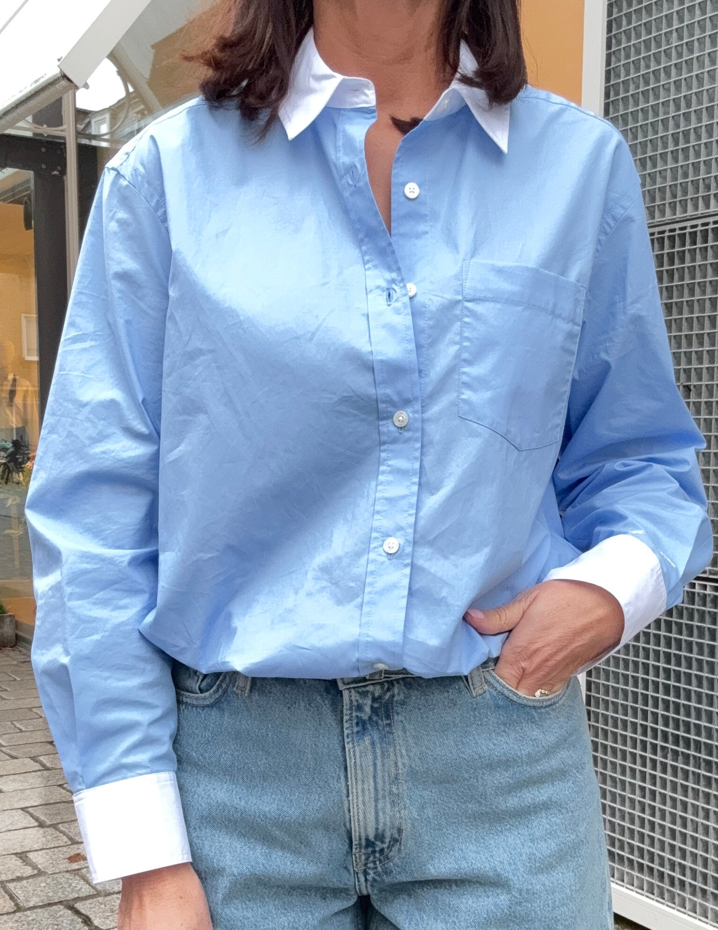 Samsoe Samsoe Bloes Salova Pocket Bel Air Blue