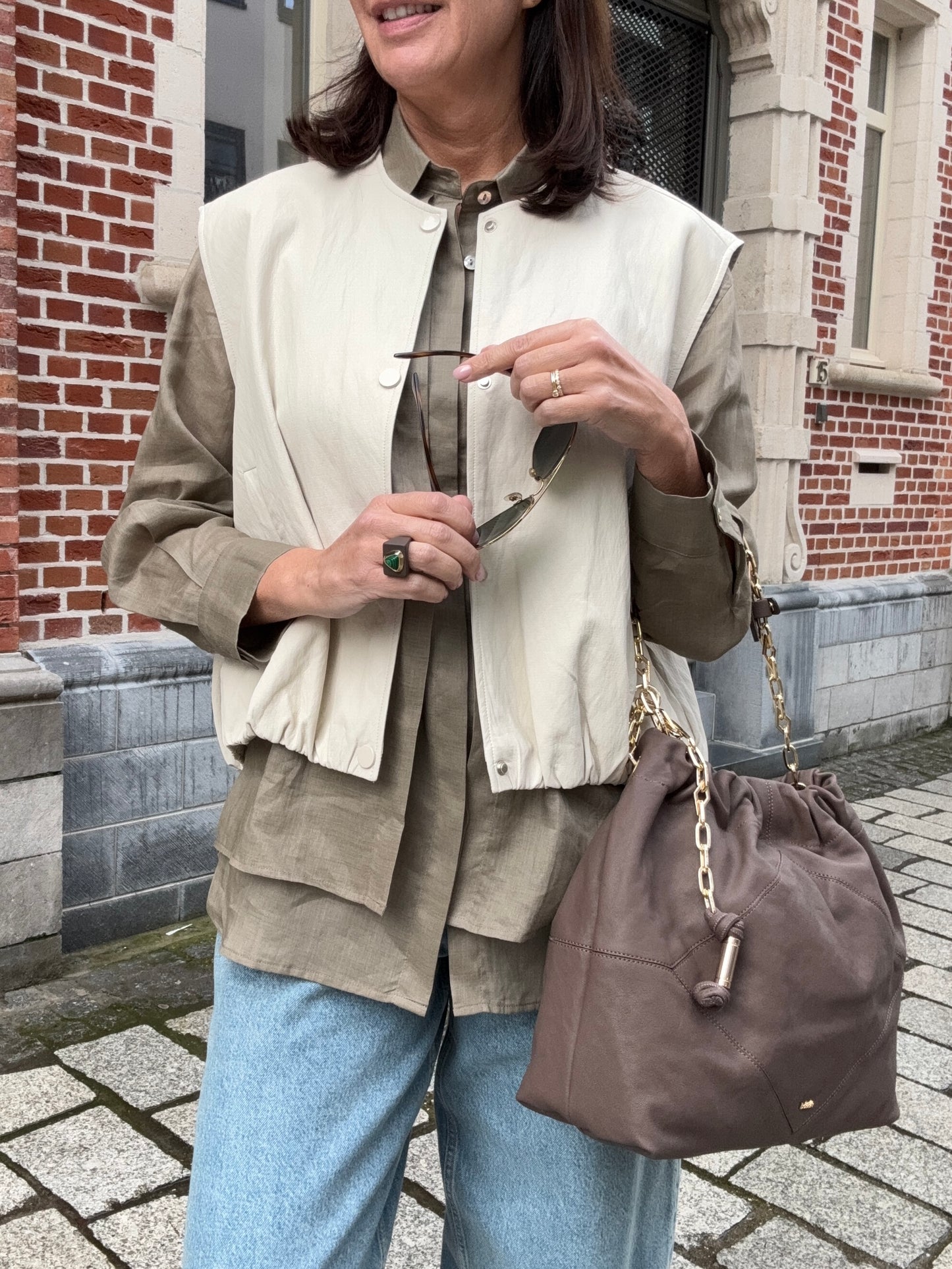 Eleh Bodywarmer Ecru