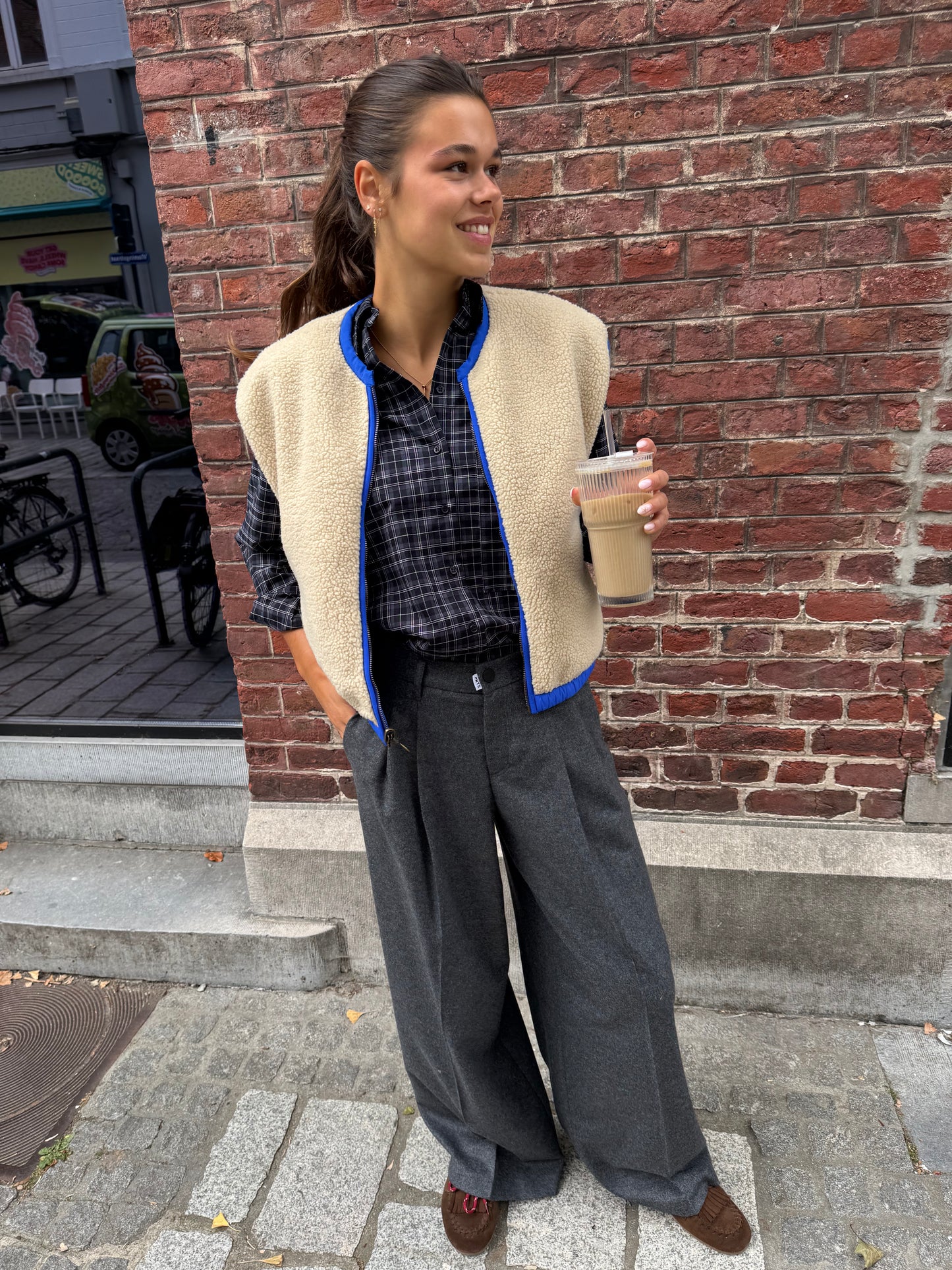 PNTS Broek The Gent Grijs