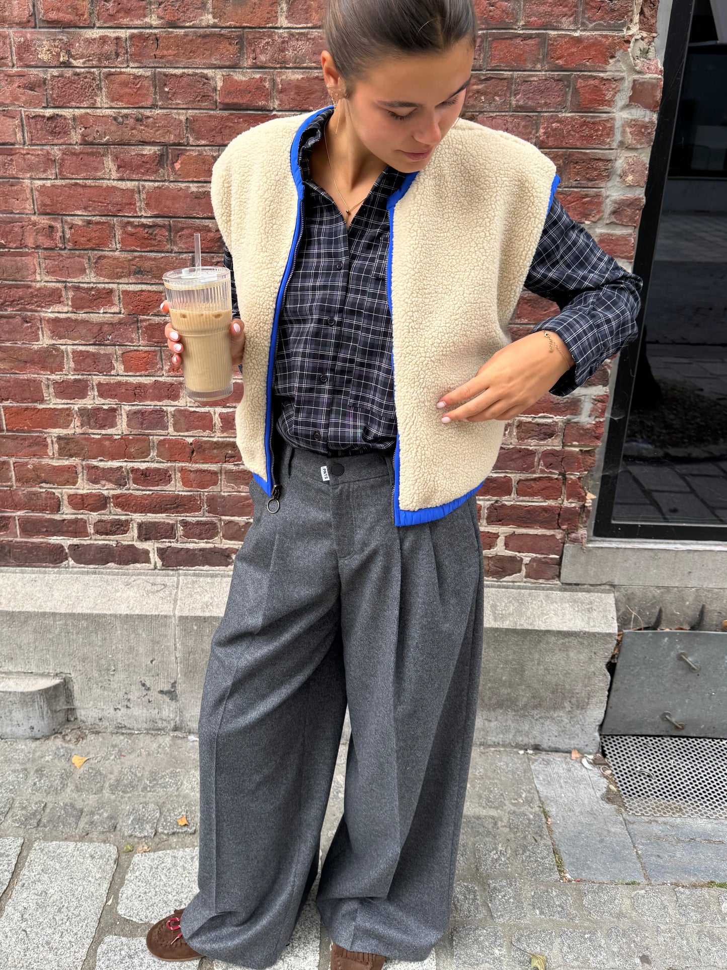 PNTS Broek The Gent Grijs